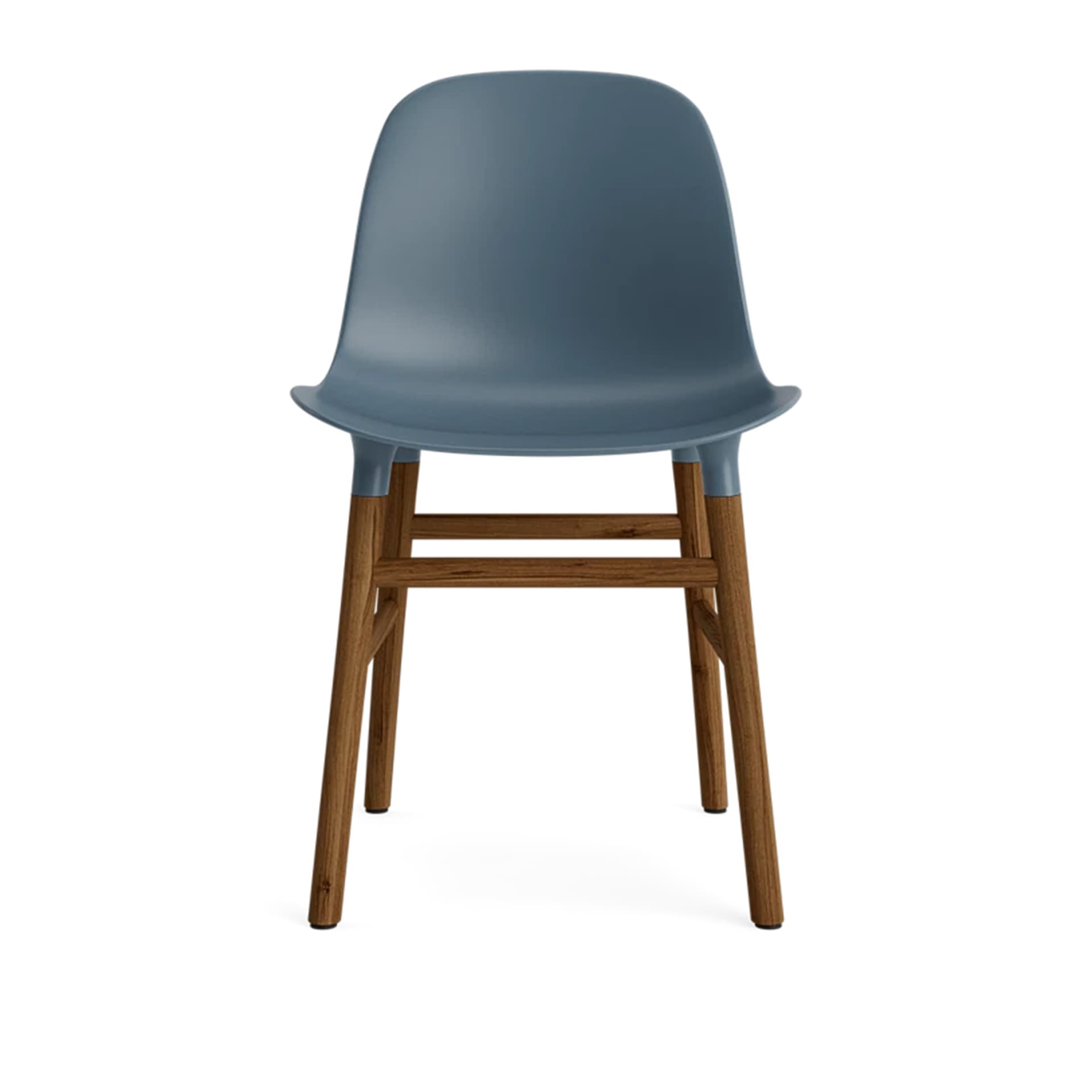 Normann Copenhagen - Form Chair Walnut Blue - Spisestoler - Simon Legald - Blå - Tre/Plast