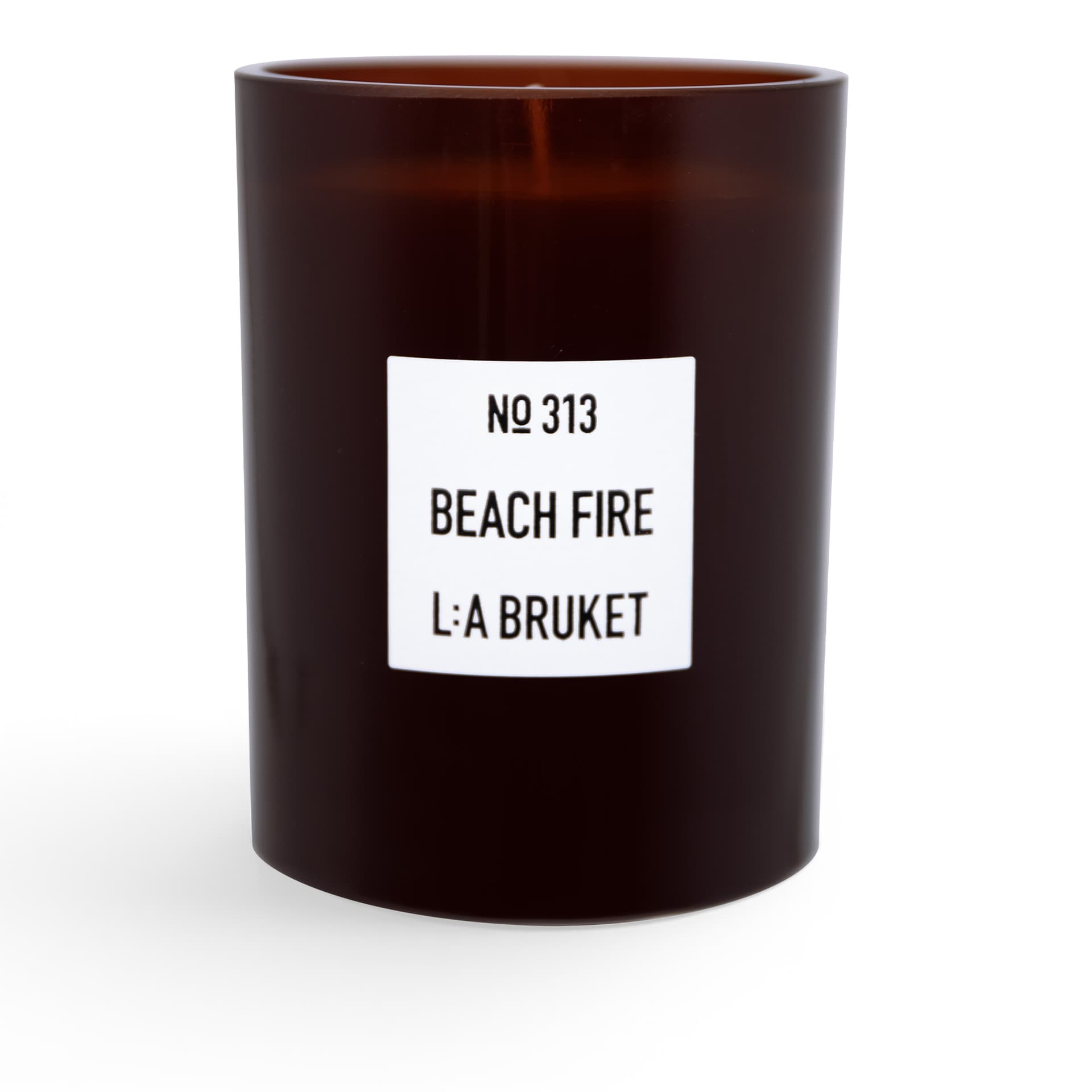 L:a Bruket - 313 Candle Beach Fire 260 g - Duftlys - Glass