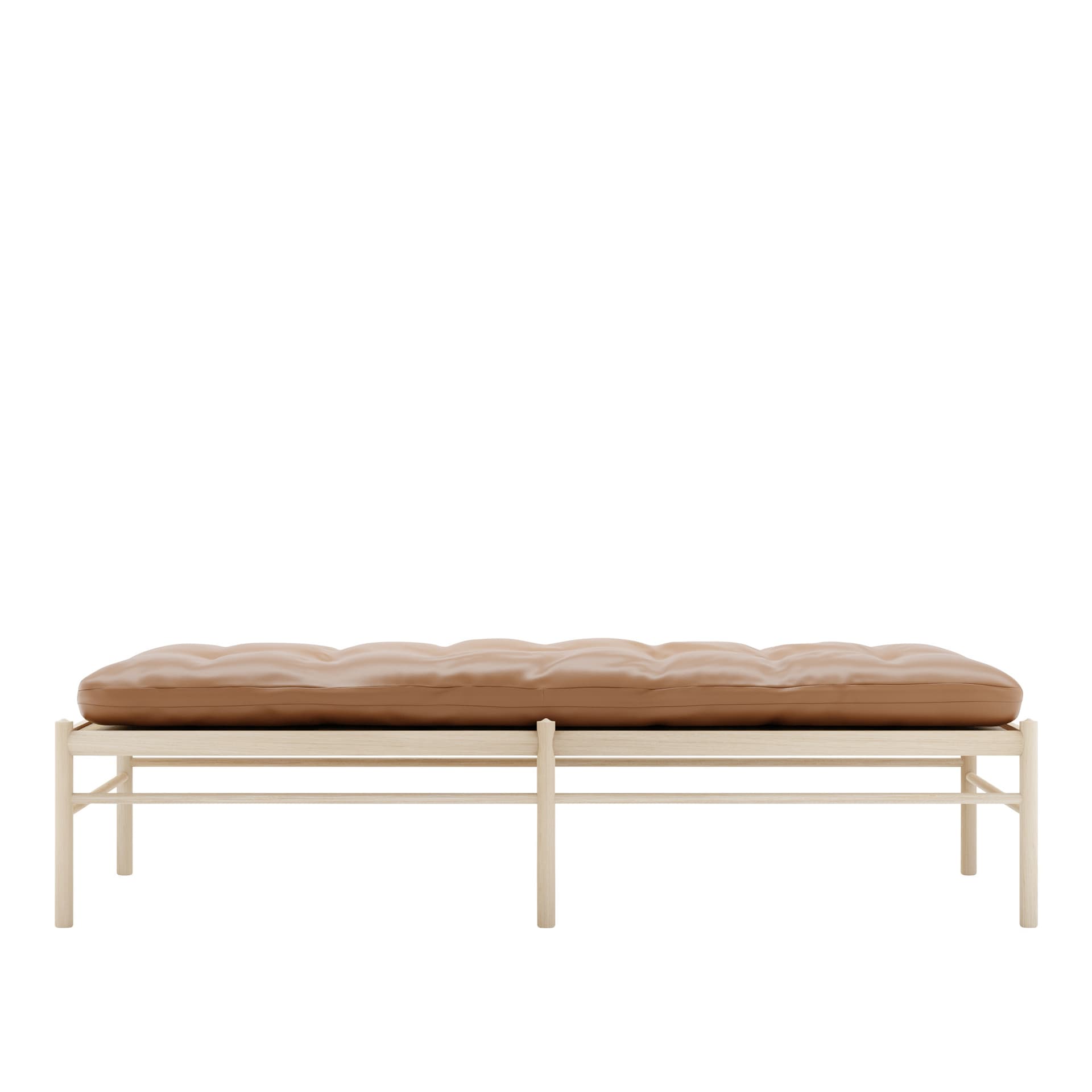 Carl Hansen - OW150, Tvålad Ek, Lädergrupp B Thor - 307 - Dagsenger - Ole Wanscher - Brun