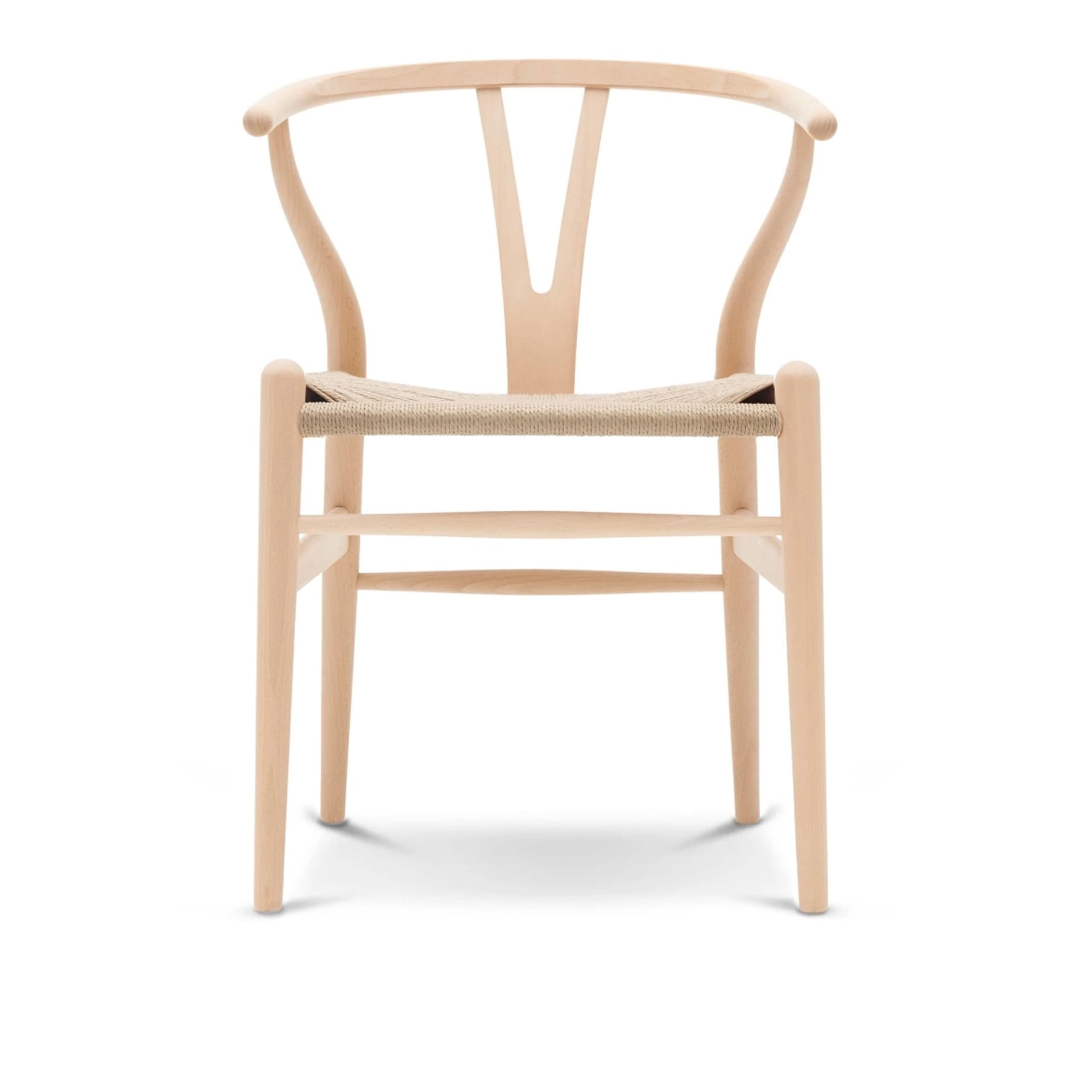 Carl Hansen - CH24 Y-stolen Bok/ Snöre Natur Tvålbehandlad - Spisestoler - Hans J. Wegner - Tre farget - Papir/Tre