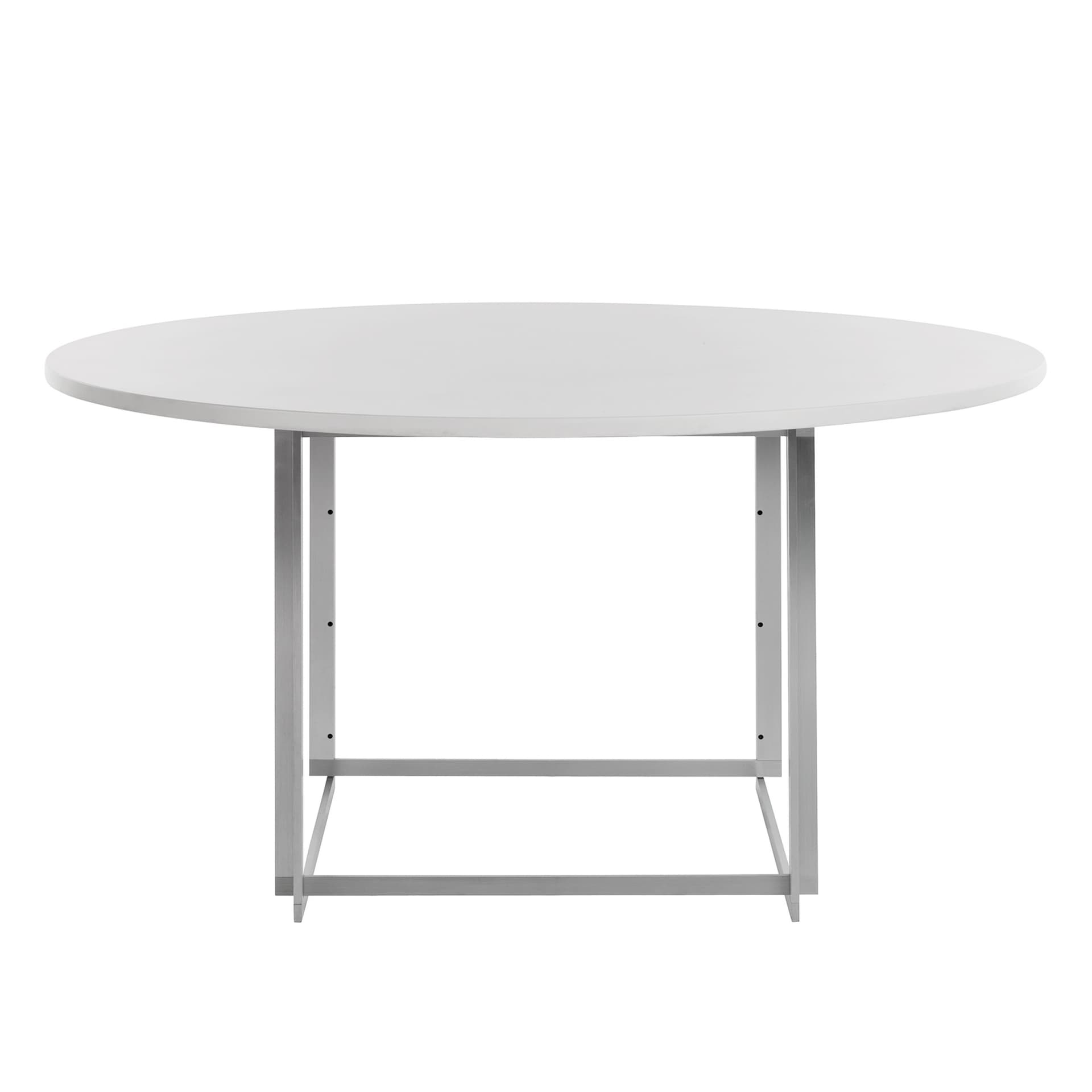 Fritz Hansen - PK58 - Spisebord - Poul Kjærholm - Hvit - Metall/Plast
