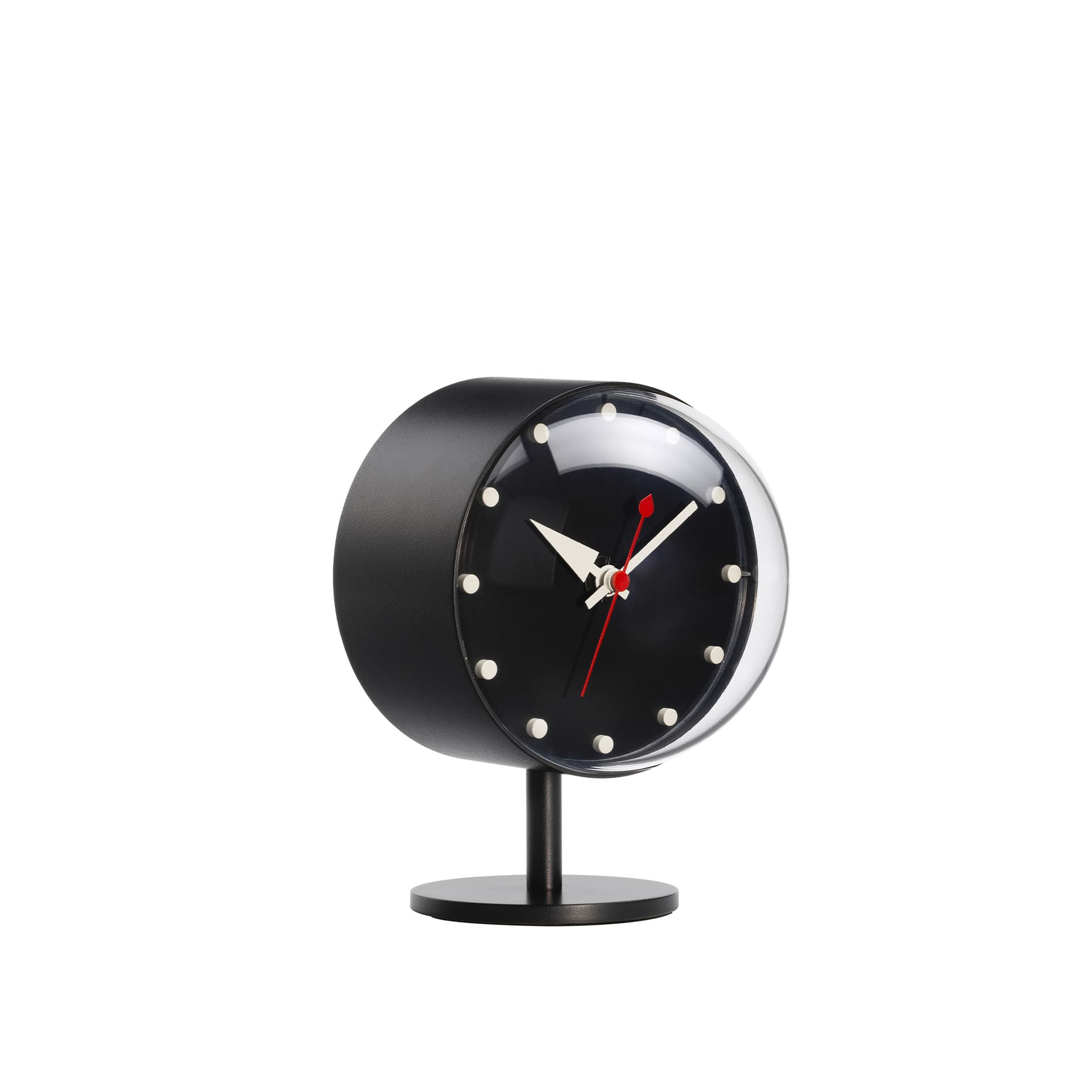 Vitra - Night Clock bordklokke Black - Klokker - George Nelson - Svart