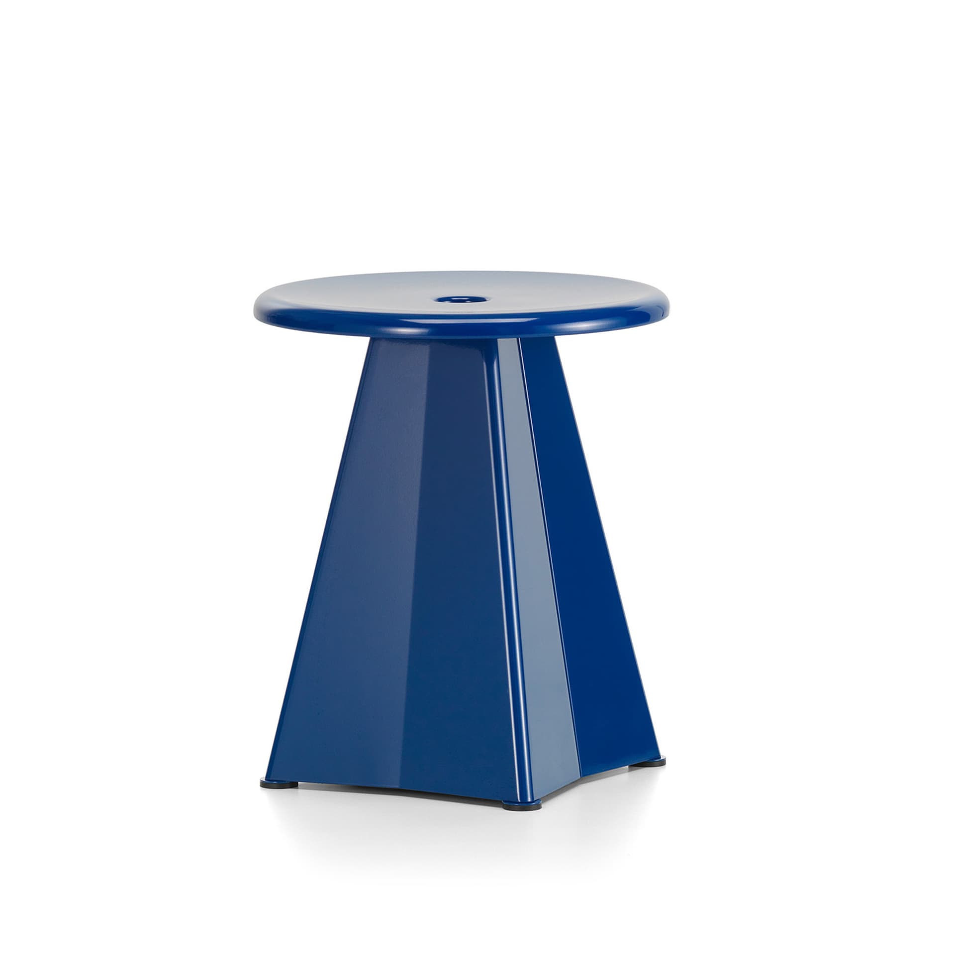 Vitra - Tabouret Métallique / Prouvé Bleu Marcoule - Krakker - Jean Prouvé - Blå - Metall