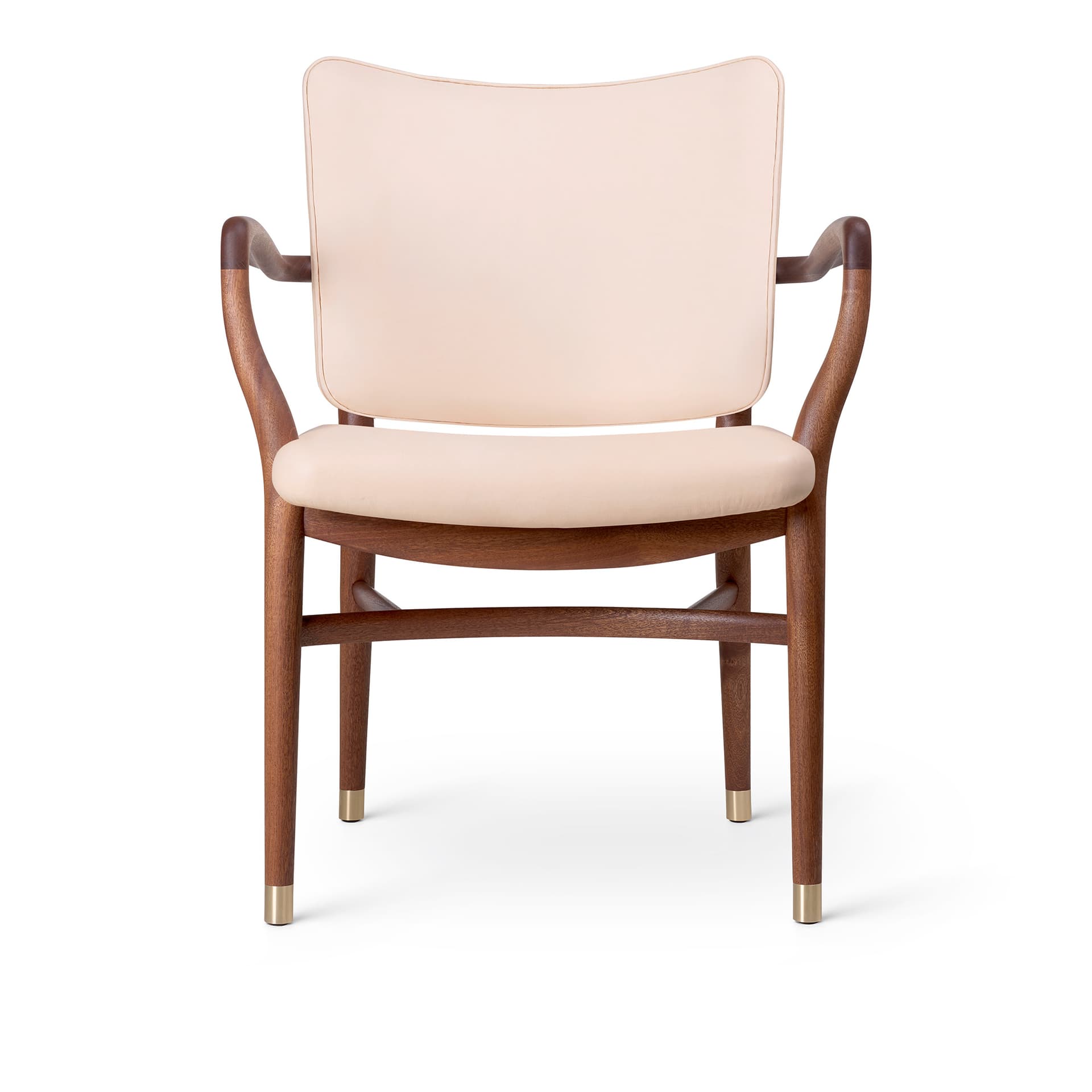Carl Hansen - VLA61 Armchair Mahogany Oil Sif 90 - Spisestoler - Vilhelm Lauritzen - Tre farget - Tre