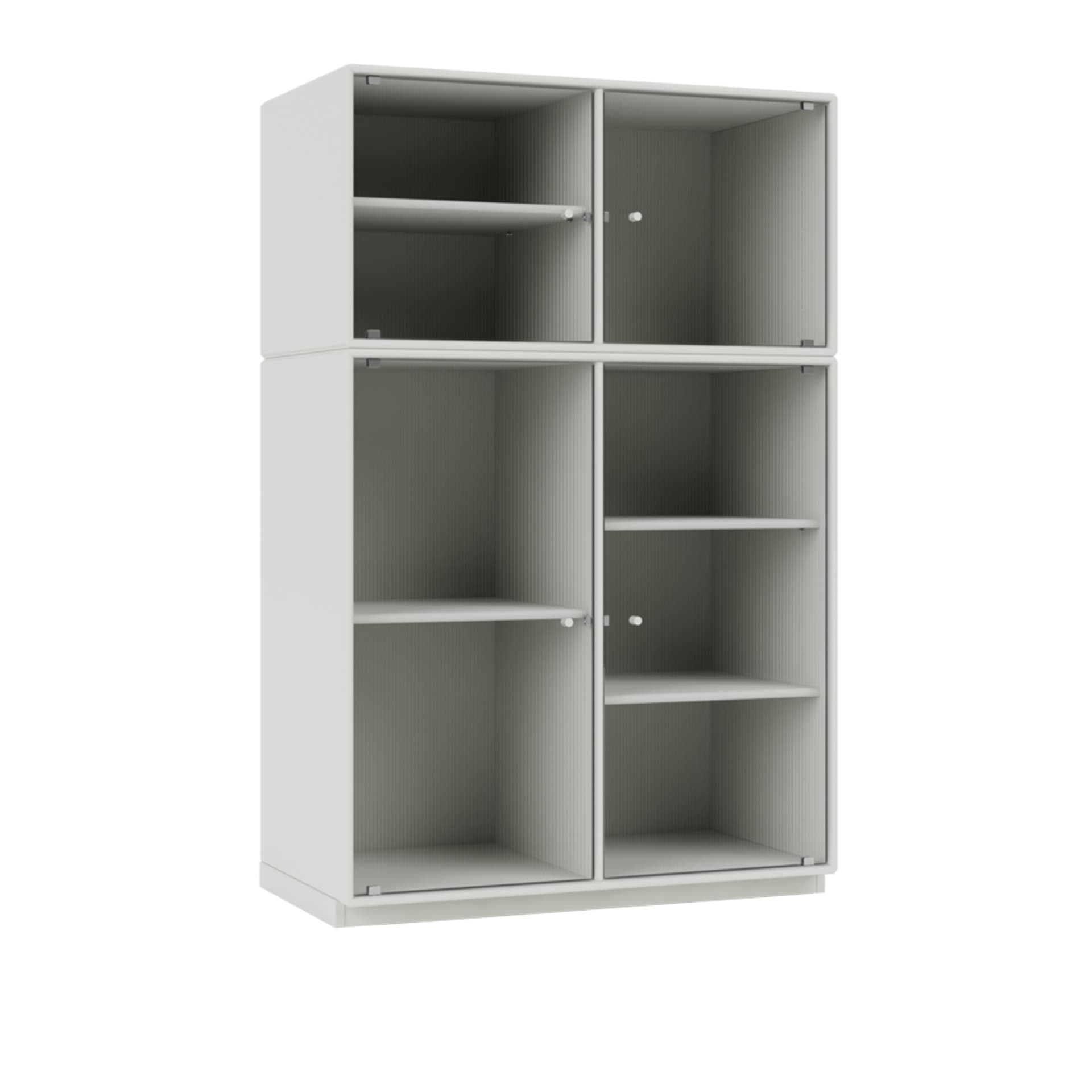 Montana - Ripple Iii – Vitrine Cabinet 09-Nordic 06 Plinth 3 cm - Vitrineskap - Peter J. Lassen - Hvit - Tre