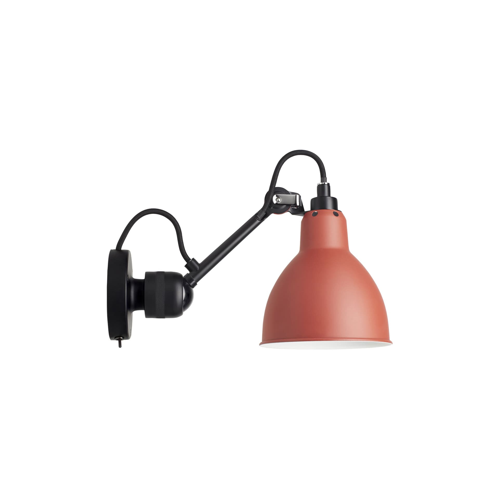 DCWéditions - Lampe Gras No304 SW - Rød - Sengelamper - Bernard-Albin Gras - Rød - Metall