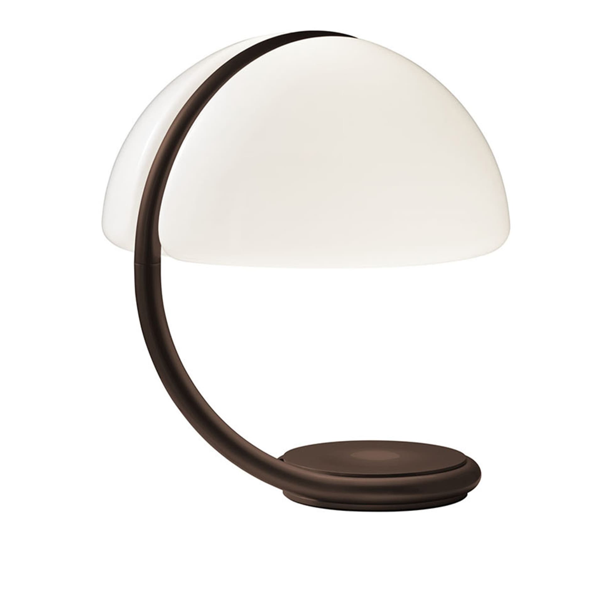 Martinelli Luce - Serpente Bronze - Bordlamper - Elio Martinelli - Bronse,Hvit - Metall/Syntetisk materiale