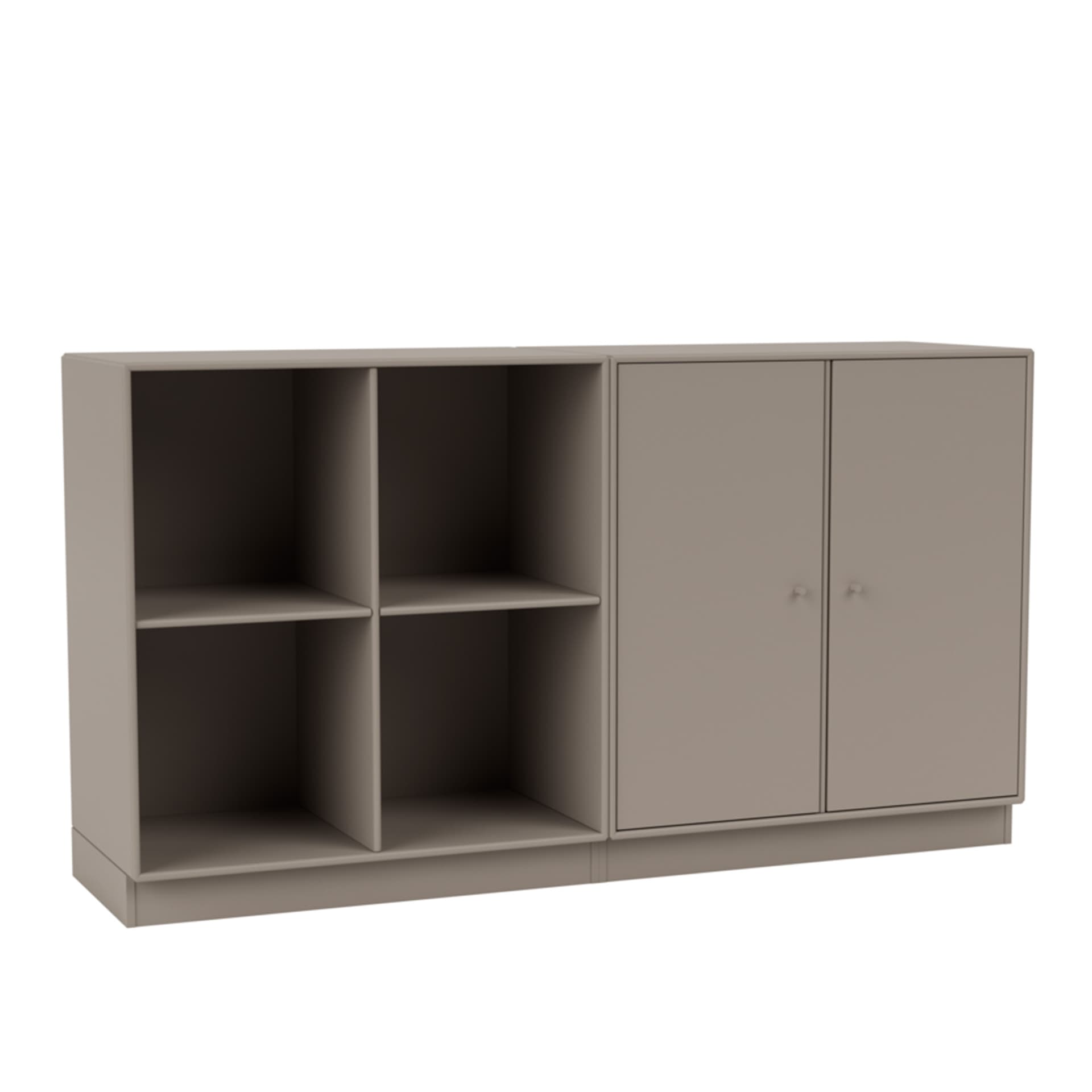 Montana - Pair Classic Sideboard 141-Truffle 07 Plinth 7 cm - Sideboards - Peter J. Lassen - Beige - Tre