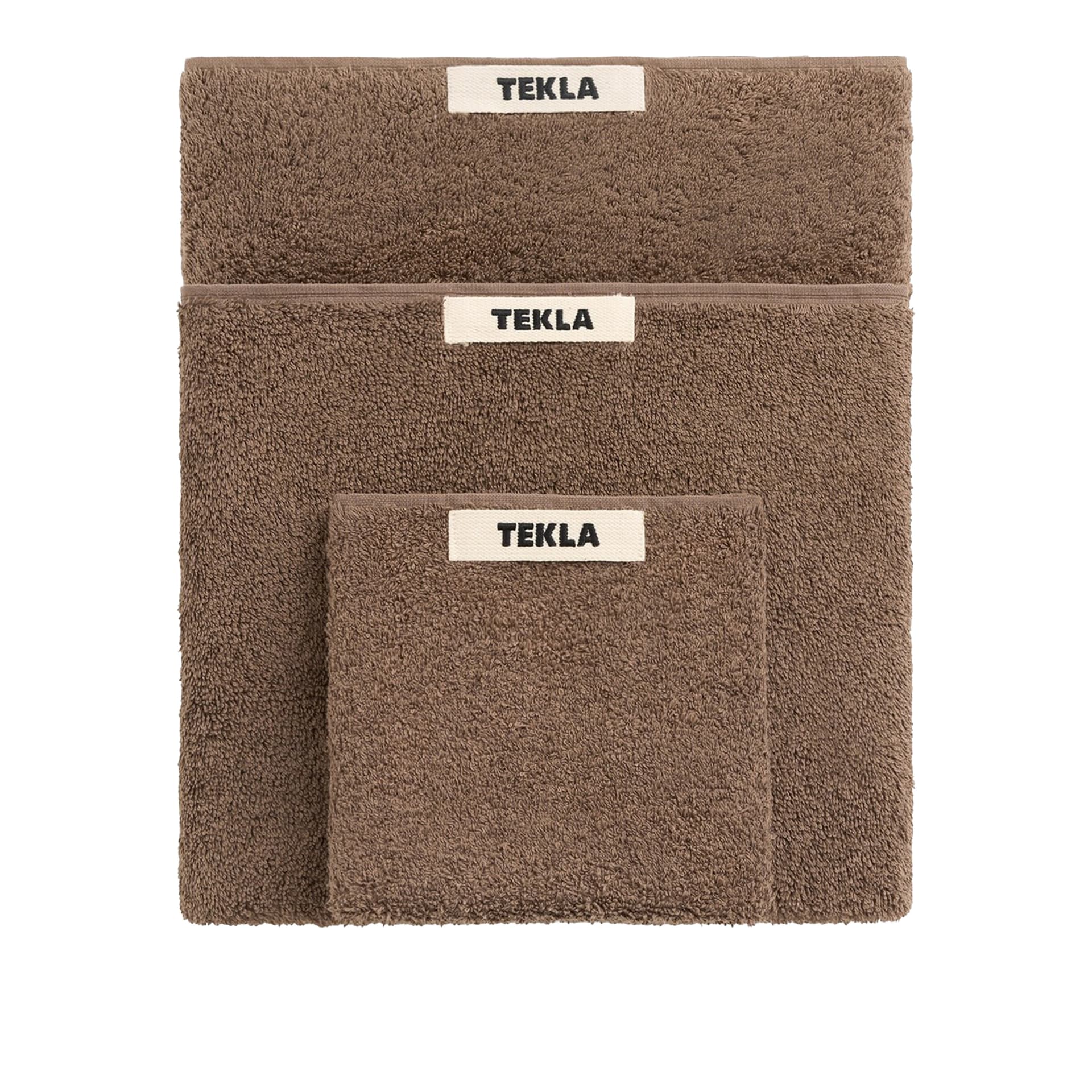 Tekla - Bath Sheet 100x150, Kodiak Brown - Håndklær og badehåndklær - Brun
