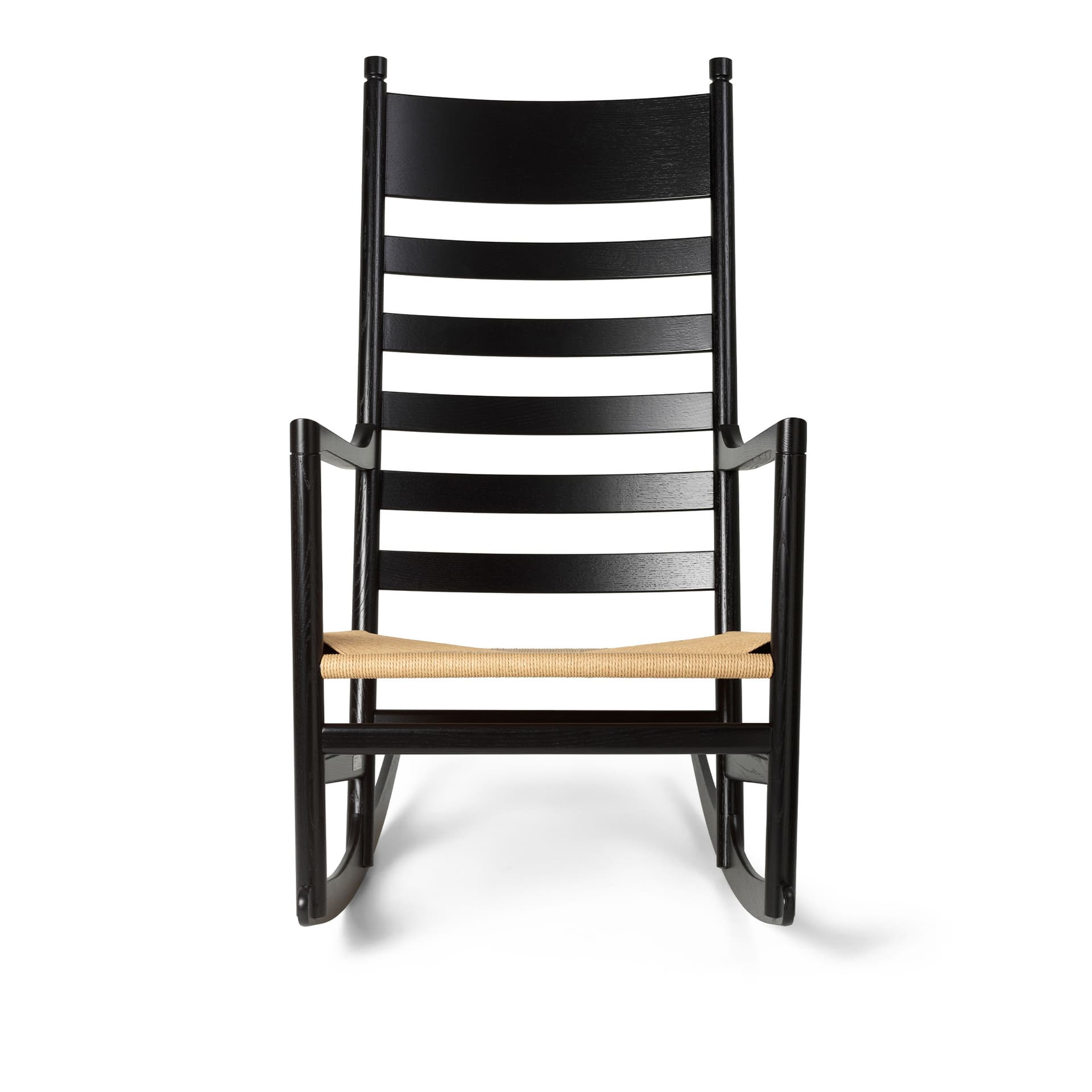 Carl Hansen - CH45 Oak S9000-N Black FSC®70% Natural Cord - Lenestoler - Hans J. Wegner - Tre farget - Tre