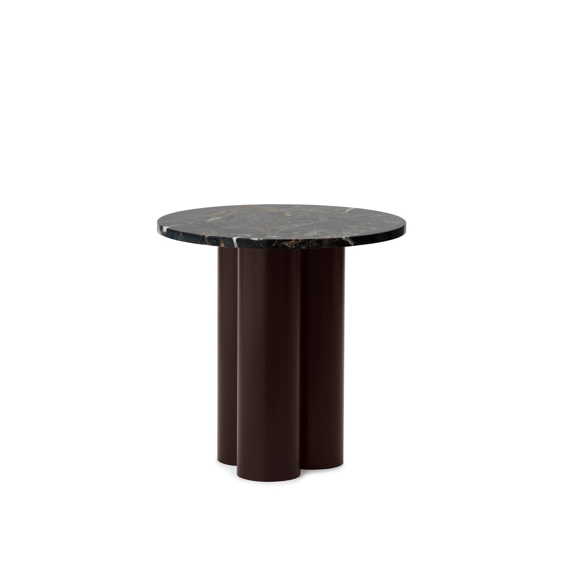 Normann Copenhagen - Dit Table Brown - Portoro Gold - Småbord & sidebord - Svart - Metall/Stein