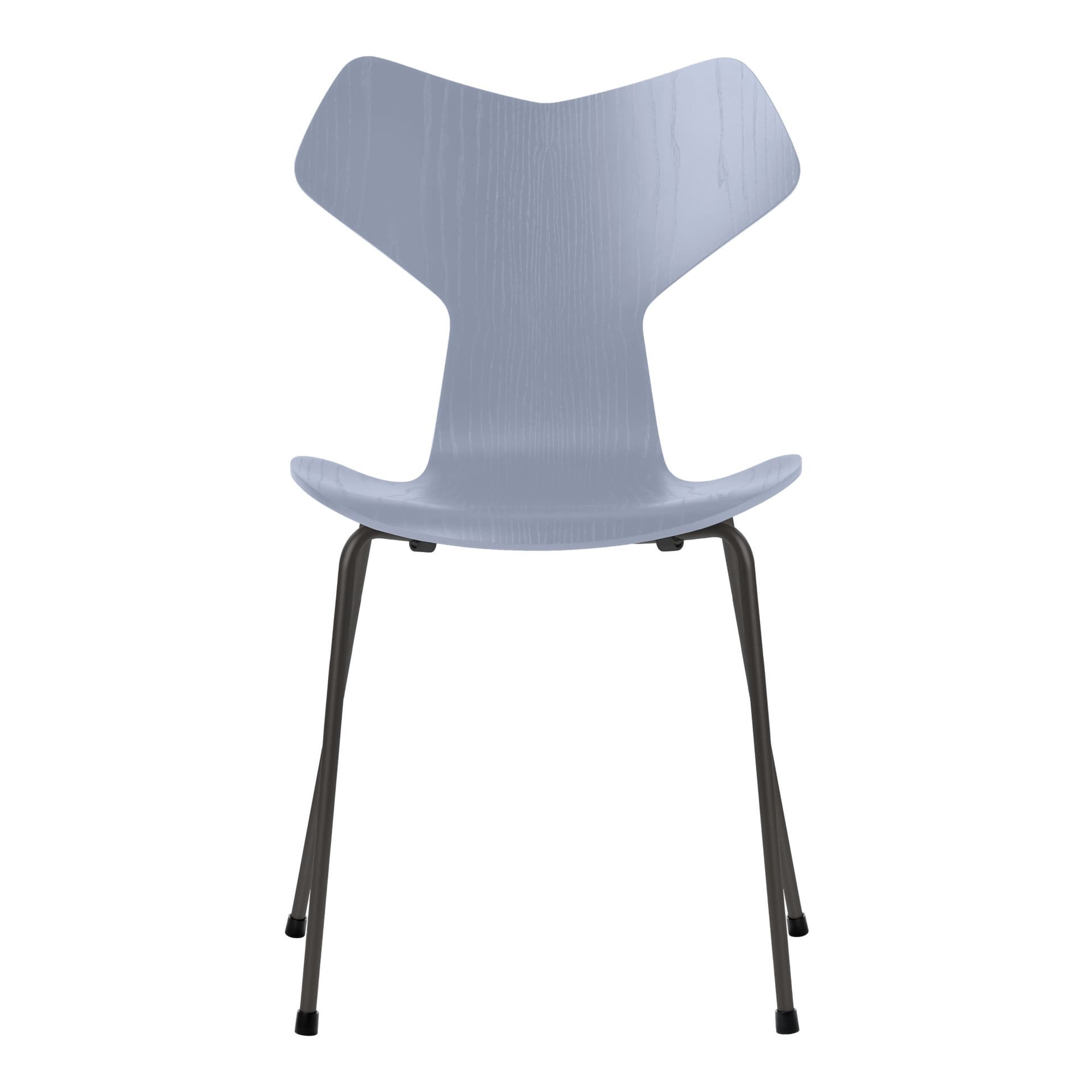 Fritz Hansen - Grand Prix 3130 Lavender Blue Färgad Ask/Warm Graphite - Spisestoler - Arne Jacobsen - Grønn - Metall/Tre