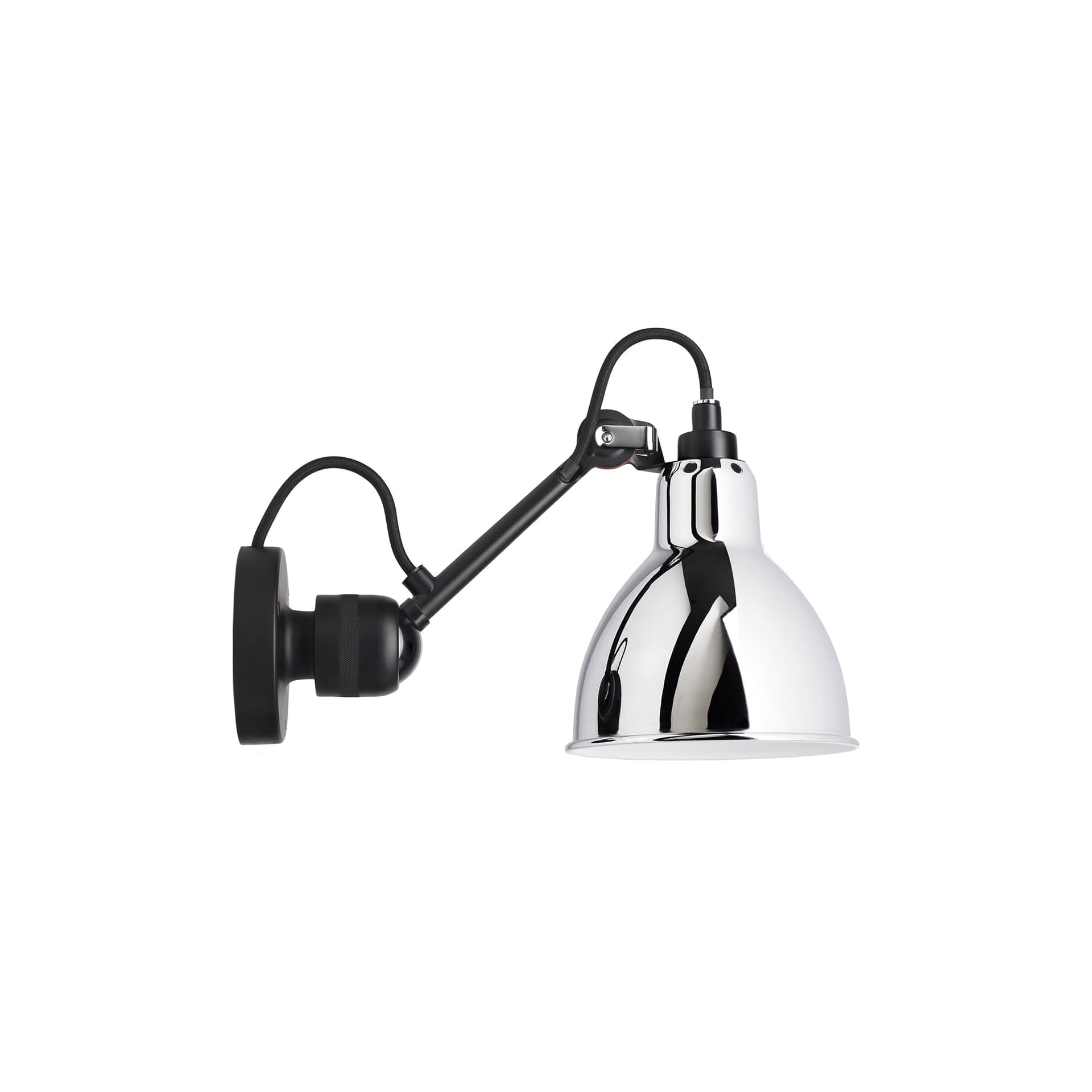 Lampe Gras - 304 Vegglampe Svart/Krom