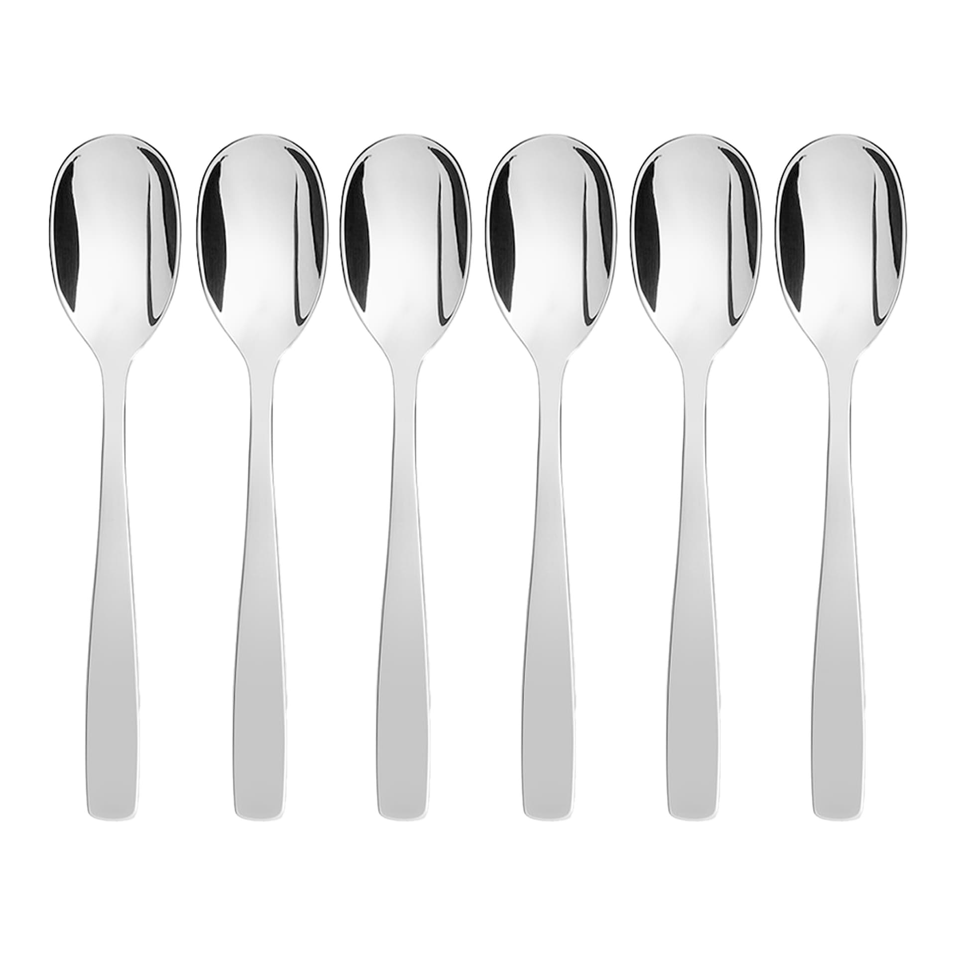 Alessi - KNIFEFORKSPOON COFFEE SPOON Set of 6 - Skjeer - James Morrison
