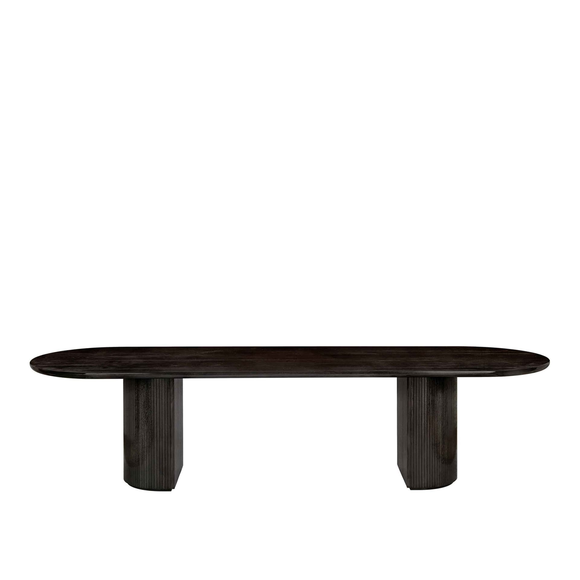 Gubi - Moon, Längd: 300 cm - Spisebord - Space Copenhagen - Svart - Tre