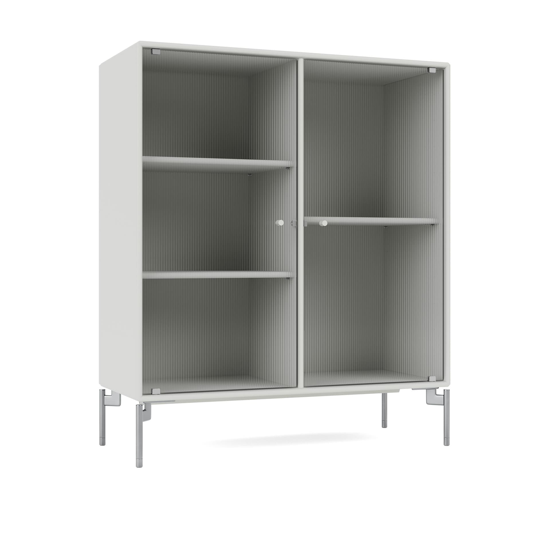 Montana - Ripple Ii – Vitrine Cabinet 09-Nordic Matt Chrome - Vitrineskap - Peter J. Lassen - Hvit - Tre