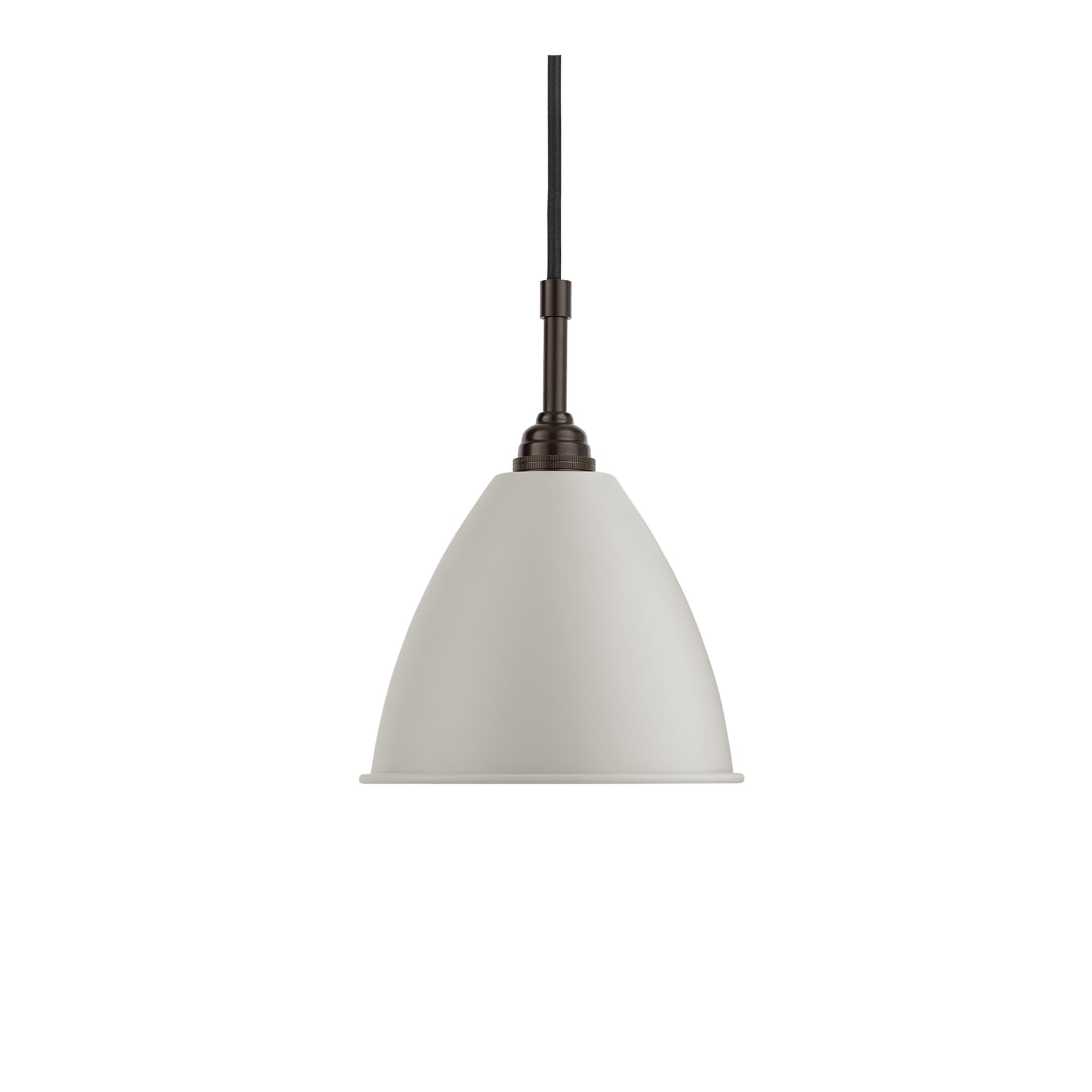 Gubi - BL9S Classic White Semi Matt/Black Brass - Pendellamper - Robert Dudley Best - Svart