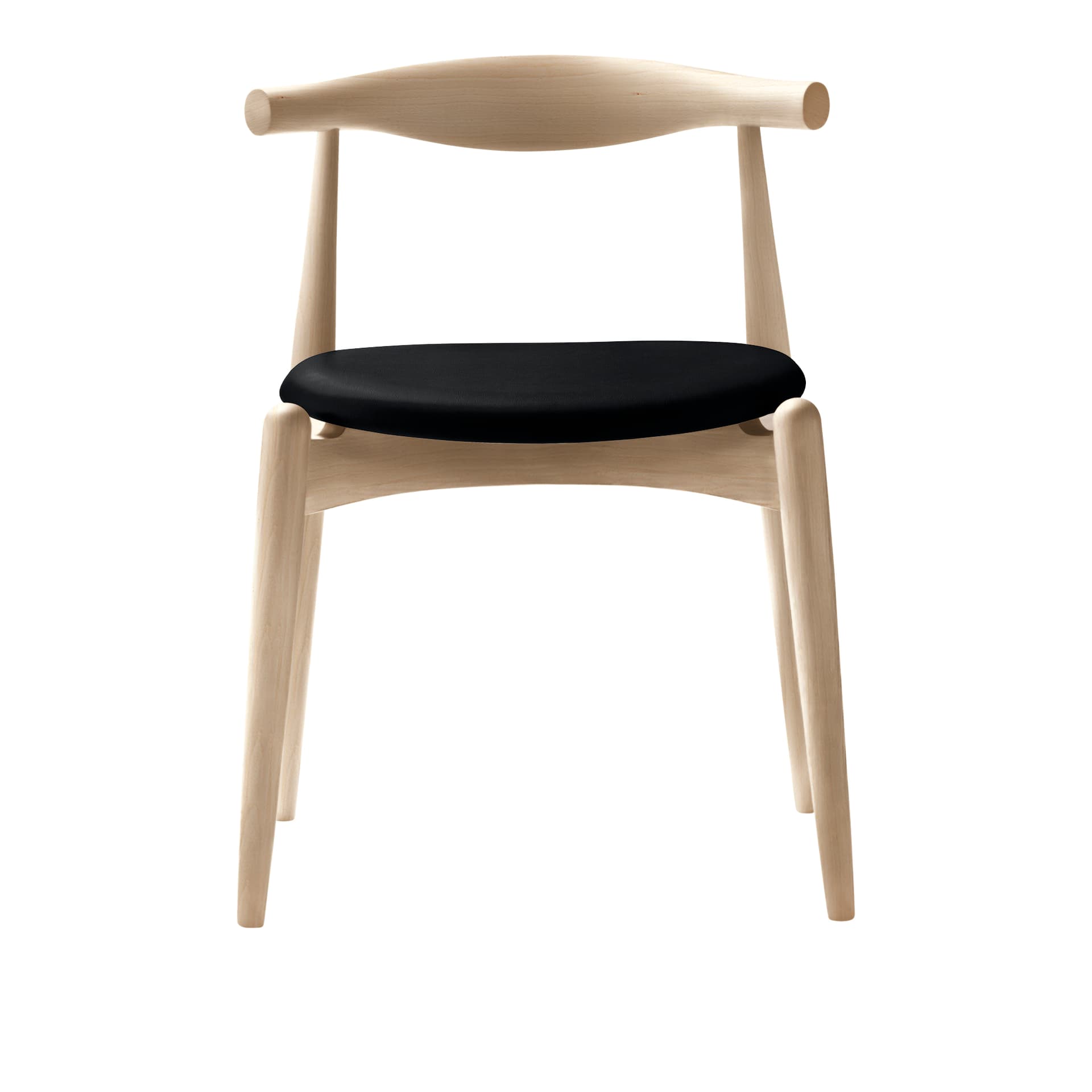 Carl Hansen - CH20, Tvålad Bok, Lädergrupp C Sif - 98 - Spisestoler - Hans J. Wegner - Tre farget - Tre