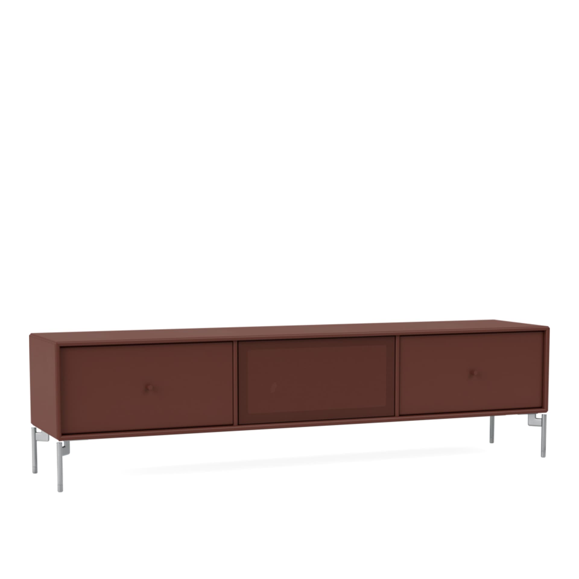 Montana - Octave V TV Bench 155-Masala Matt Chrome - TV-benker - Peter J. Lassen - Brun - Tre