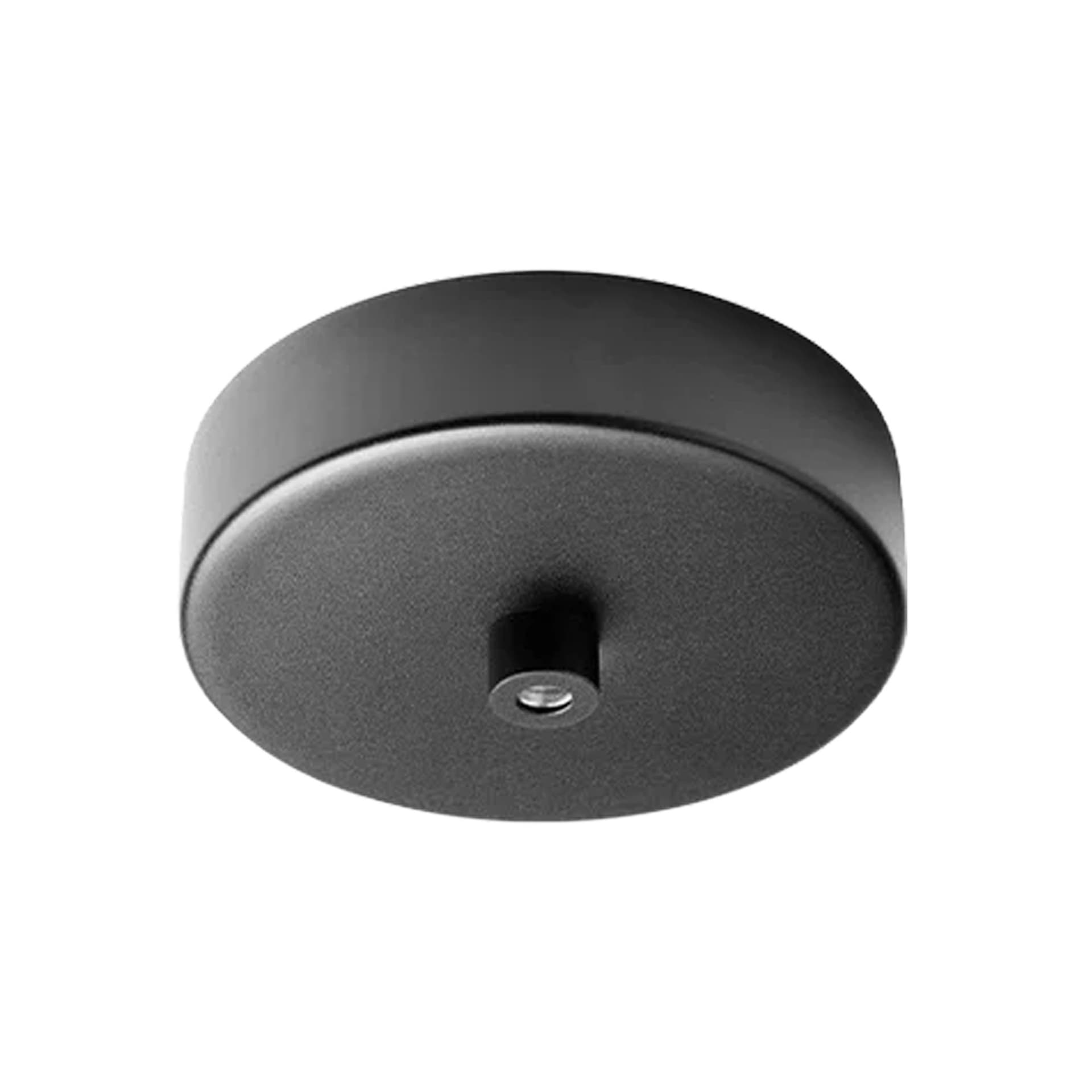Nuura - Canopy 1 takrosett satin black - Annet belysningstilbehør - Svart