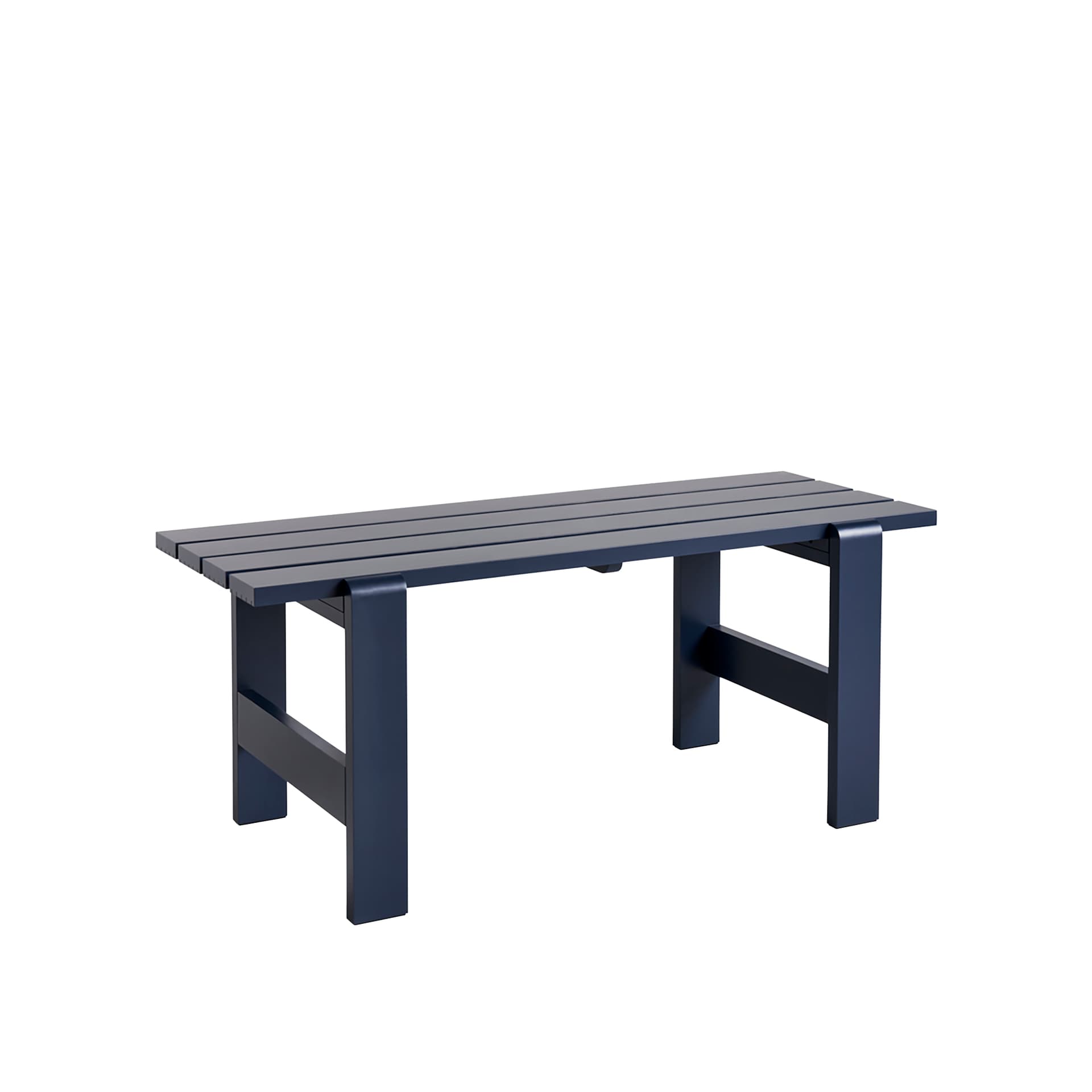 HAY - Weekday Table 180x66 cm / Steel Blue - Utendørs spisebord - Hannes & Fritz - Blå - Tre
