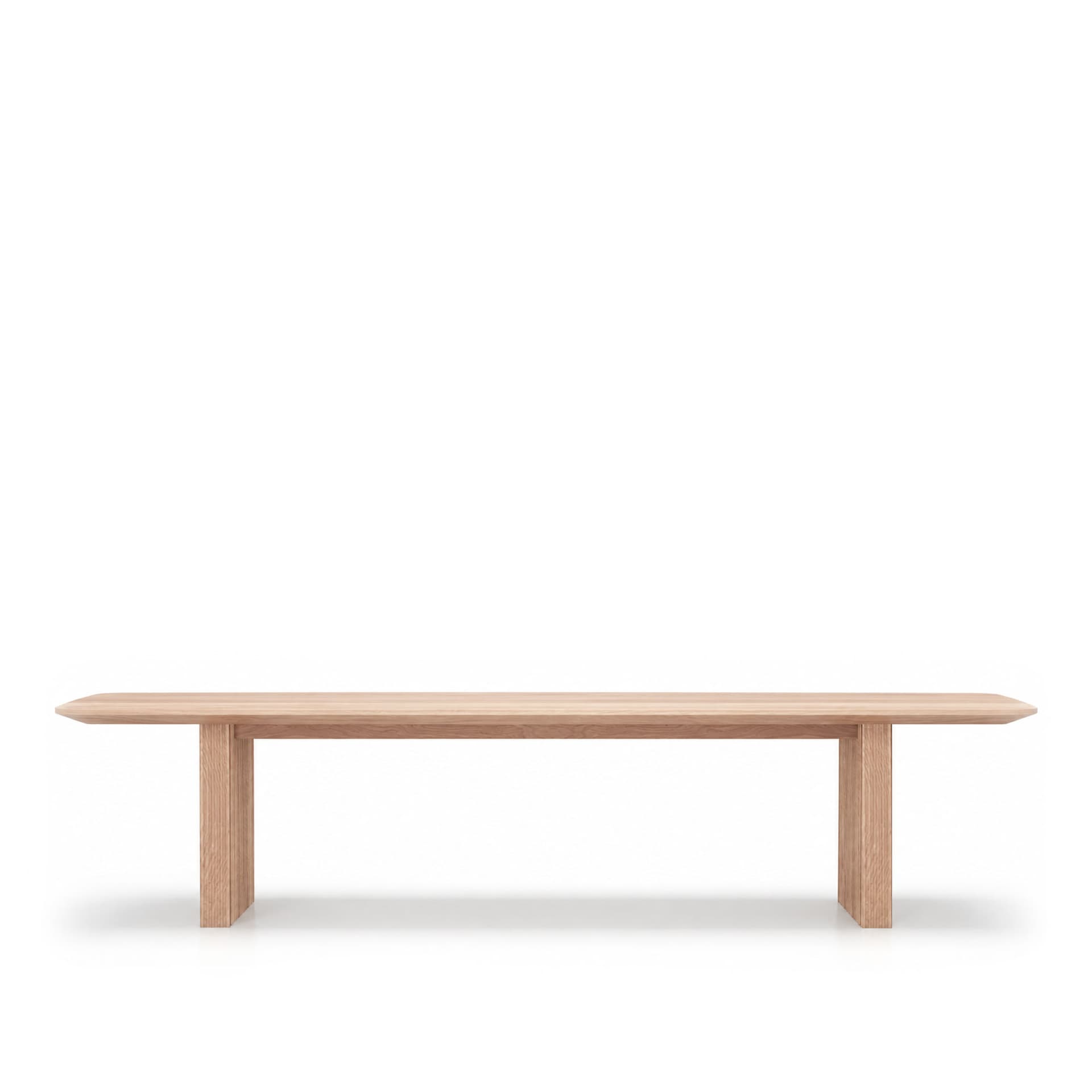 Dk3 - Ten Bench L200 x W42 x H45 cm   Oak - soap - Benker - Christian Troels and Jacob Plejdrup - Beige - Tre