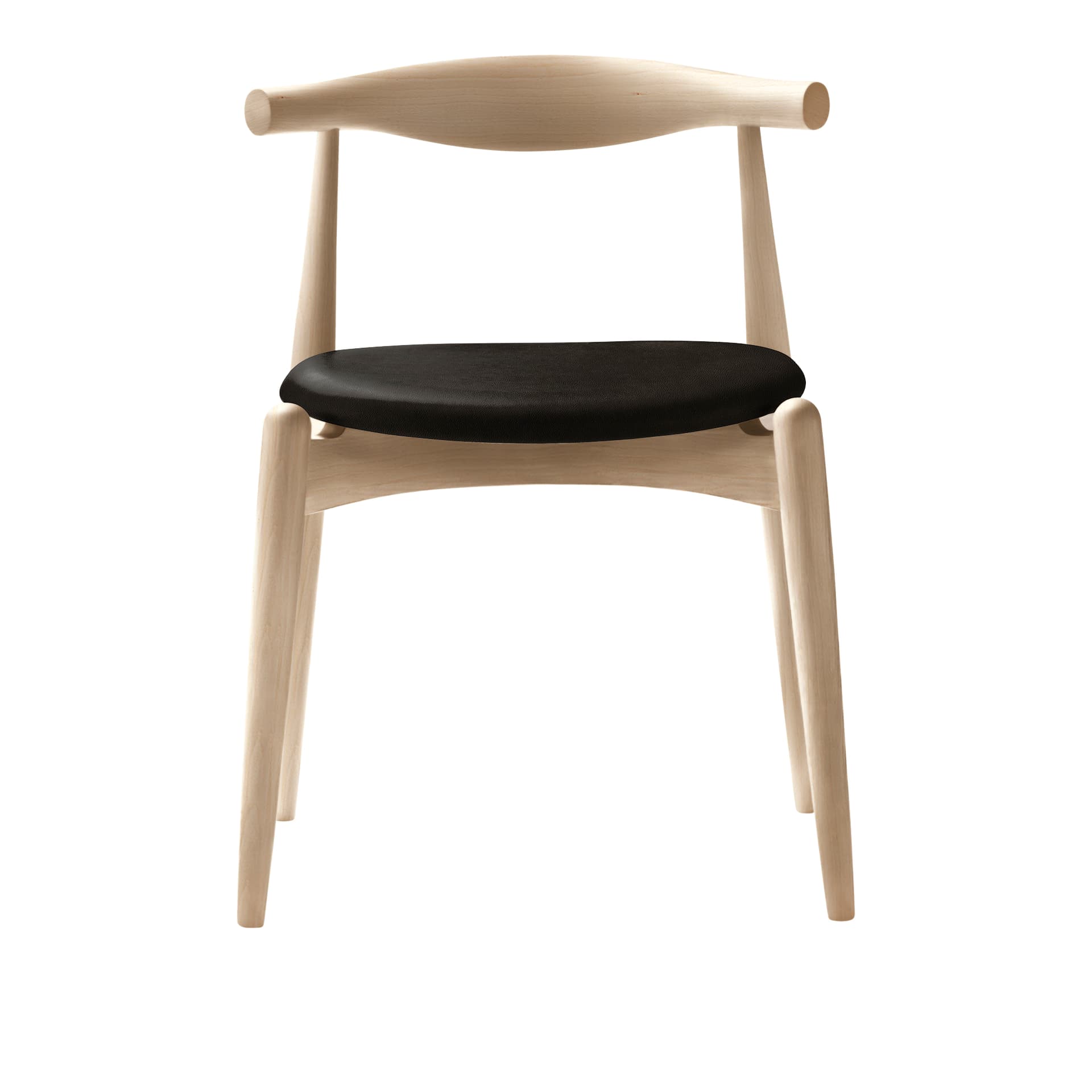 Carl Hansen - CH20, Tvålad Bok, Lädergrupp B Thor - 301 - Spisestoler - Hans J. Wegner - Tre farget - Tre