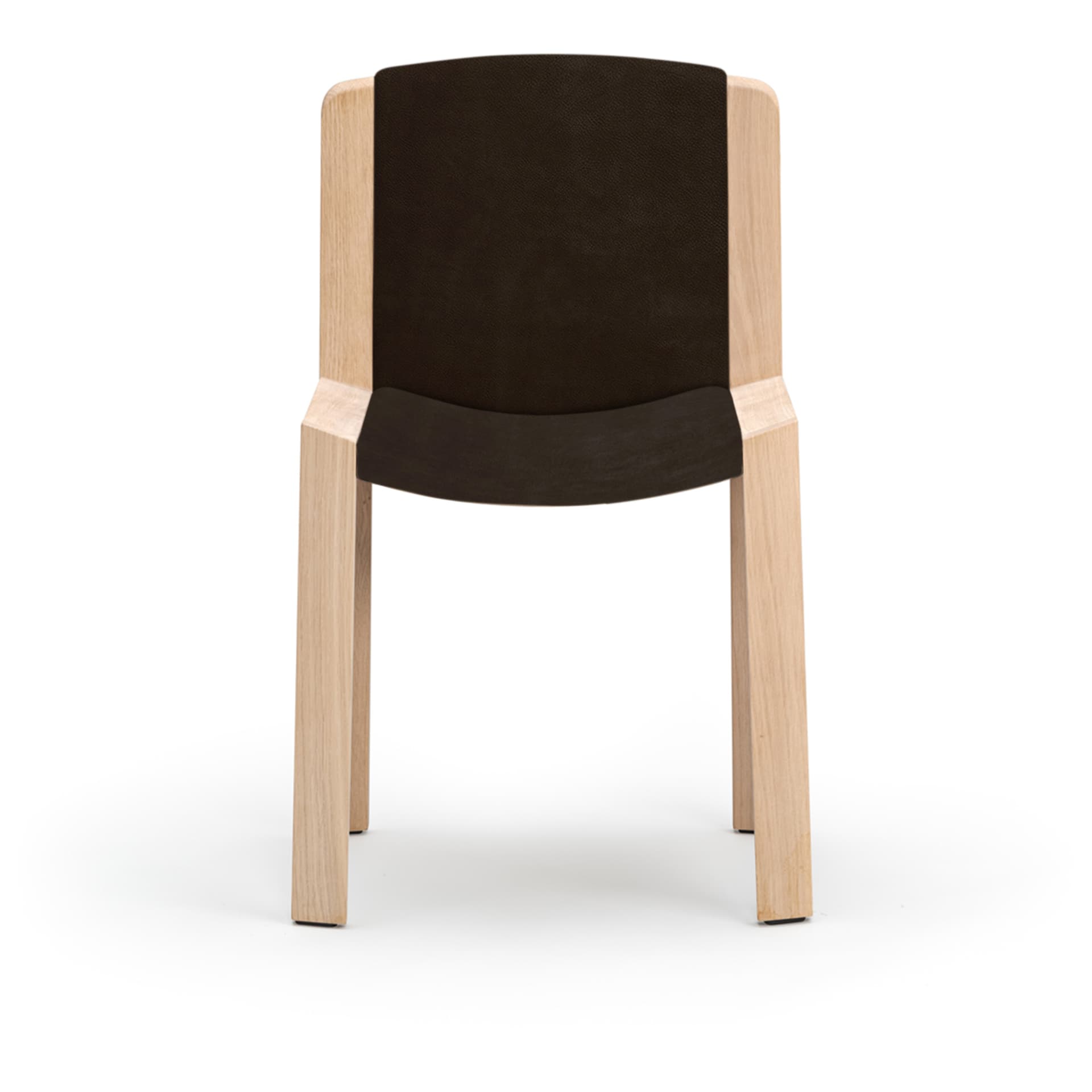 Karakter - Chair 300 Soaped Oak - Royal Nubuck Stone - Spisestoler - Joe Colombo - Tre farget - Lær/Tre