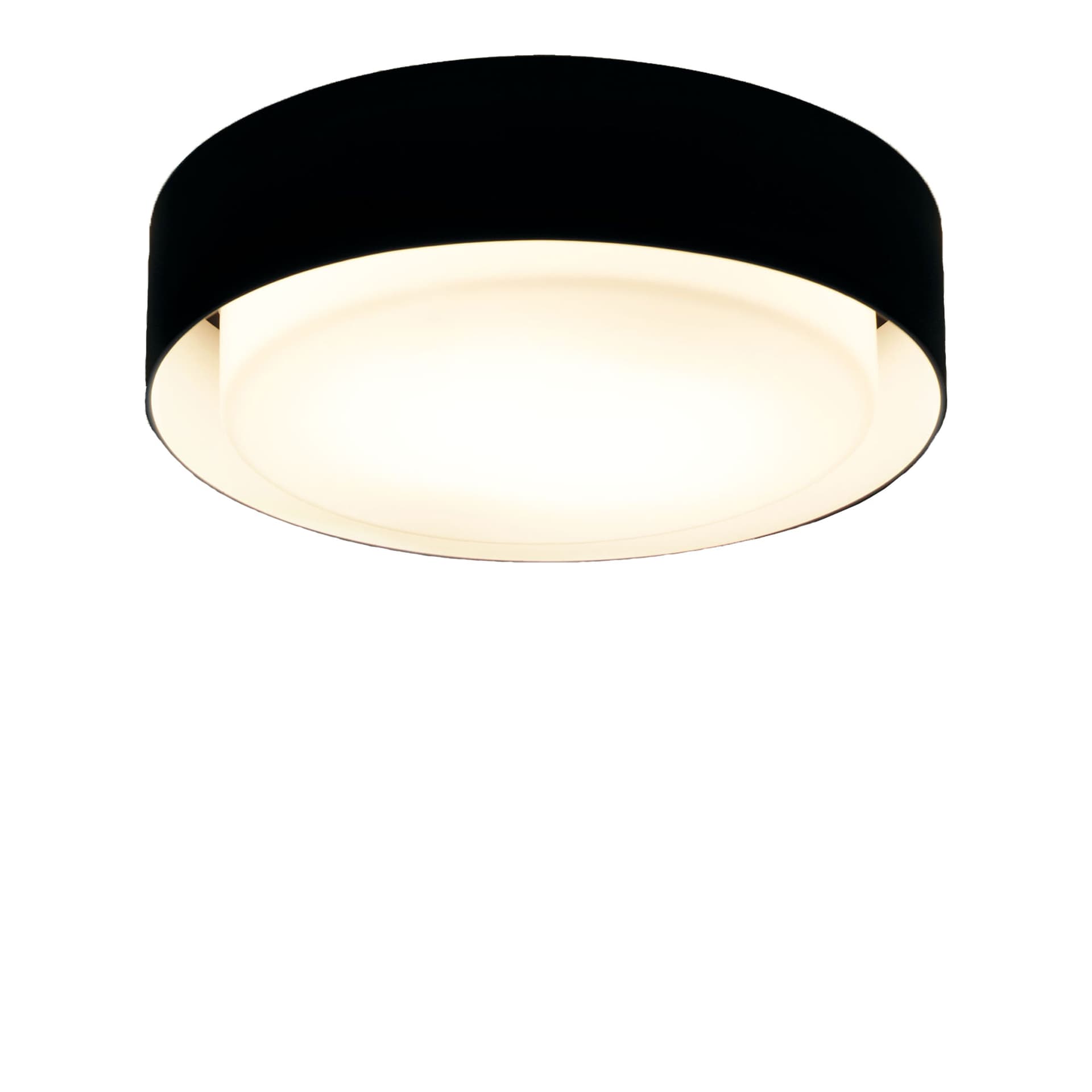 Marset - Plaff-on! 50 Black E27 - Plafonder - Joan Gaspar - Svart