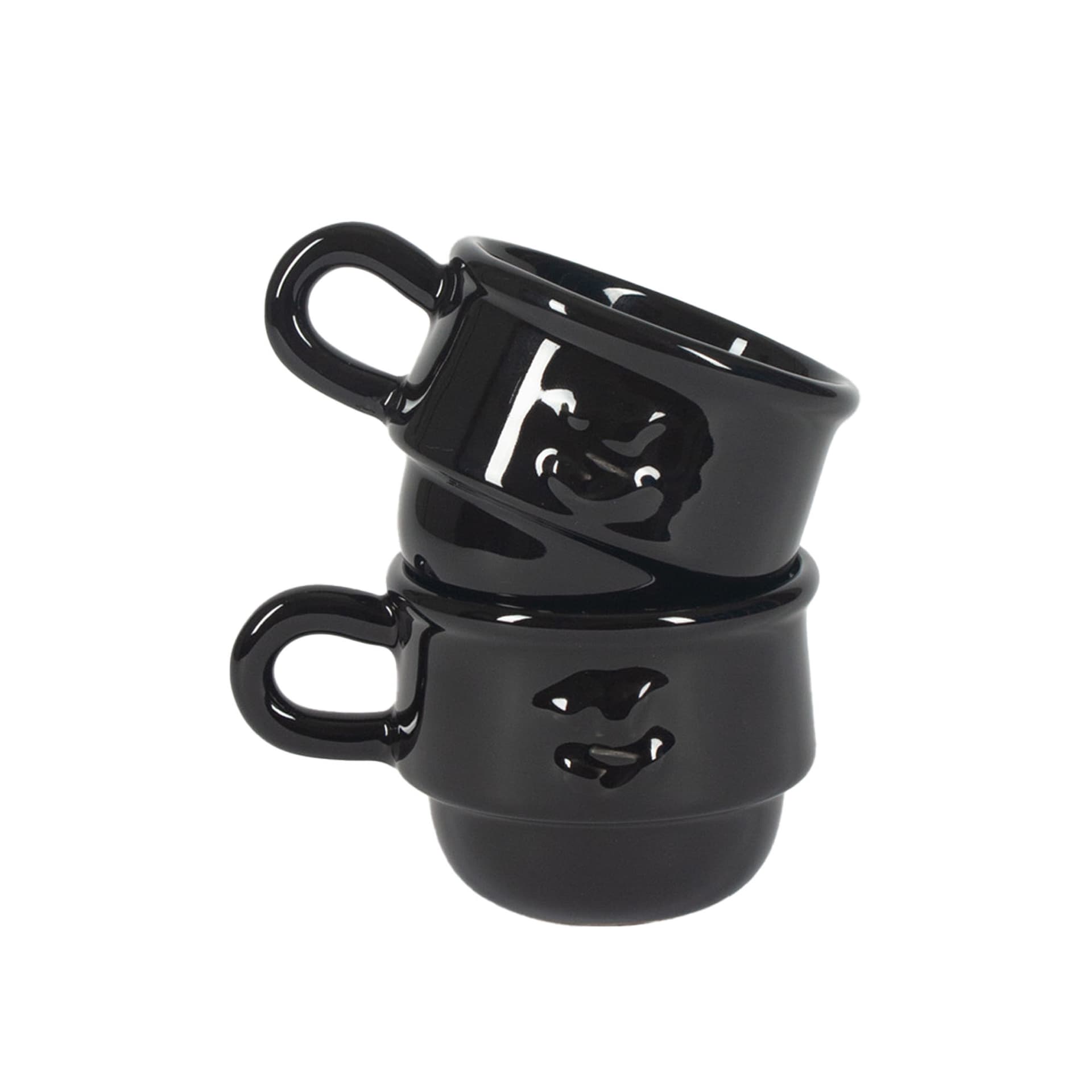Niko June - Kantine Cup 2 Pcs Black - Kaffekopper - Niko Juno - Svart - Keramikk
