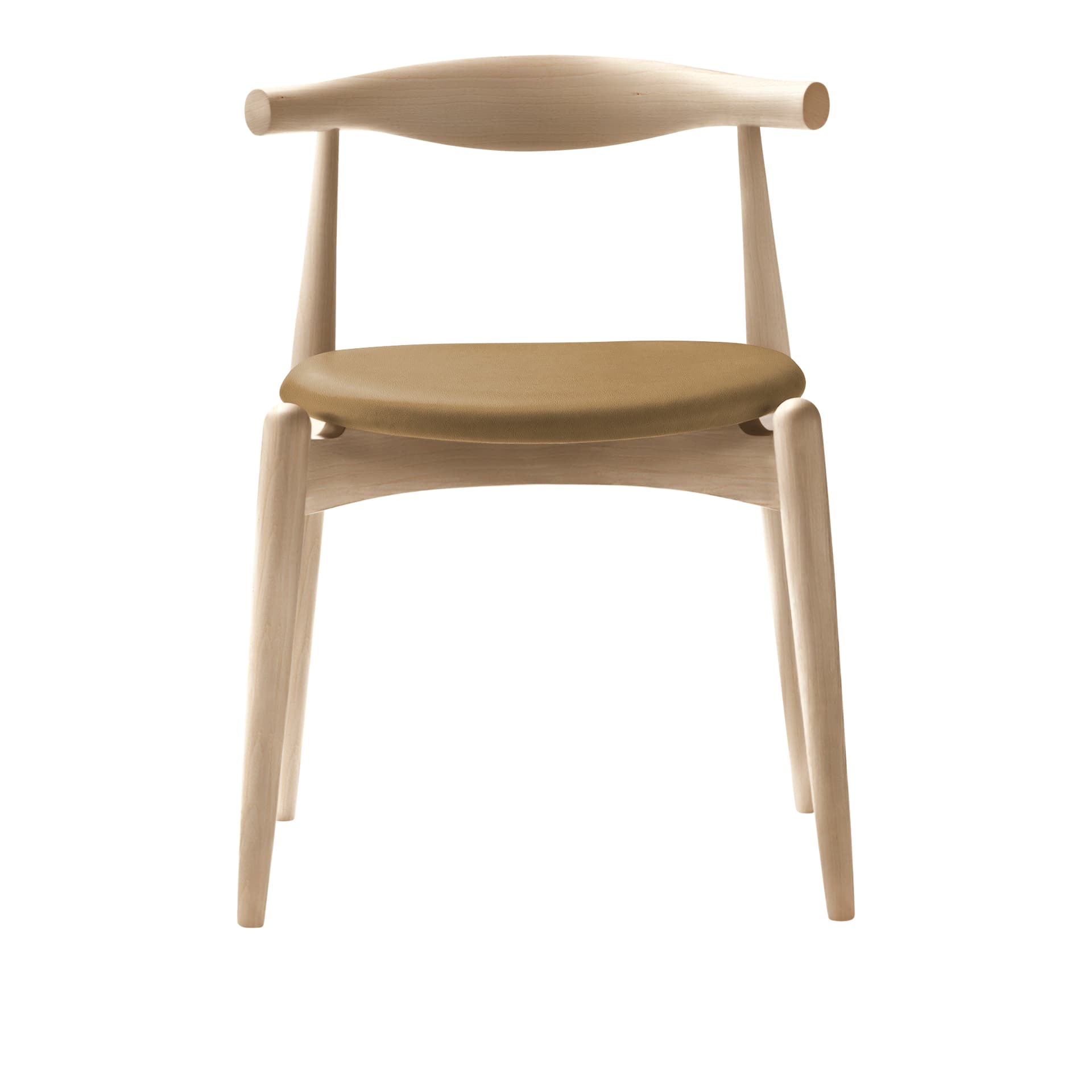 Carl Hansen - CH20, Tvålad Bok, Lädergrupp B Thor - 325 - Spisestoler - Hans J. Wegner - Tre farget - Tre