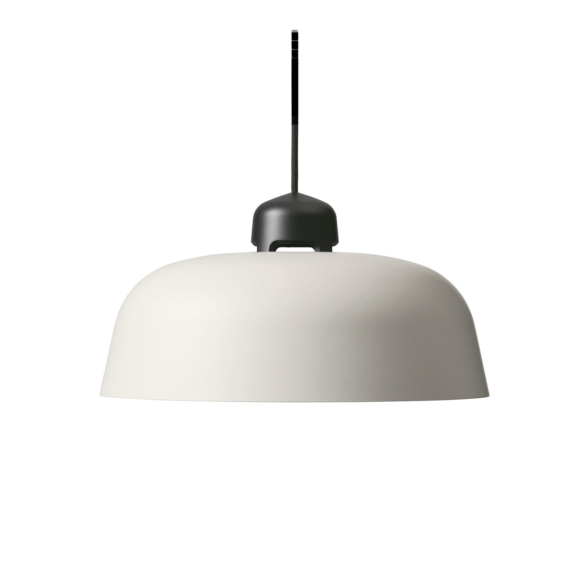 Wastberg+ - Dalston w162s2 Pendellampa, Silk Grey, Stor Skärm, Inkl. Svart LED Enhet, 2700K, Max 9W, Dimbar - Pendellamper - Kim Colin,Sam Hecht - Grå