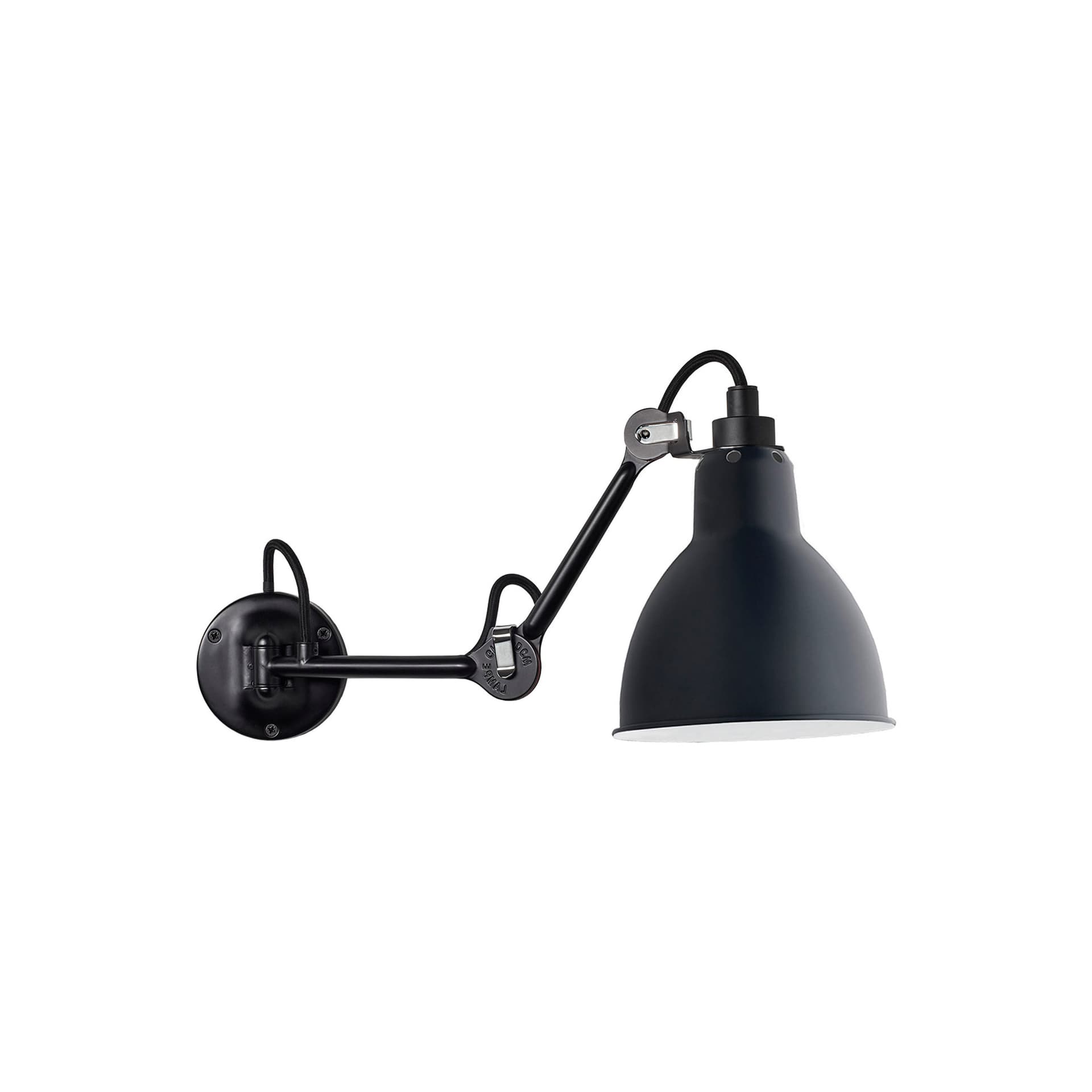 DCWéditions - Lampe Gras No204 - Round, Blå - Sengelamper - Bernard-Albin Gras - Blå - Metall