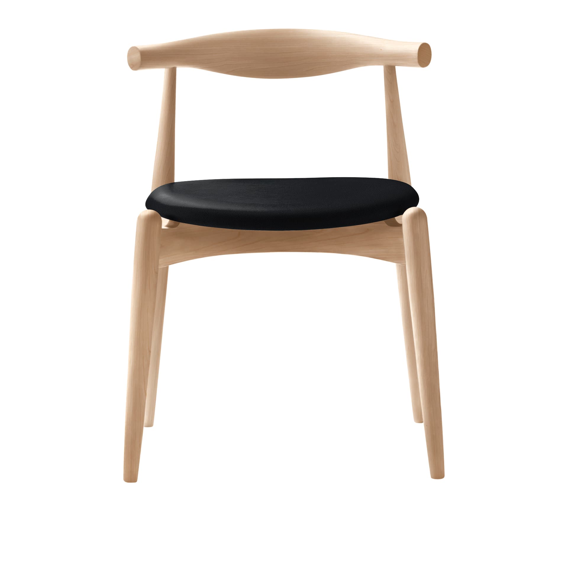 Carl Hansen - CH20, Oljad Bok, Lädergrupp A Loke - 7150 - Spisestoler - Hans J. Wegner - Tre farget - Tre
