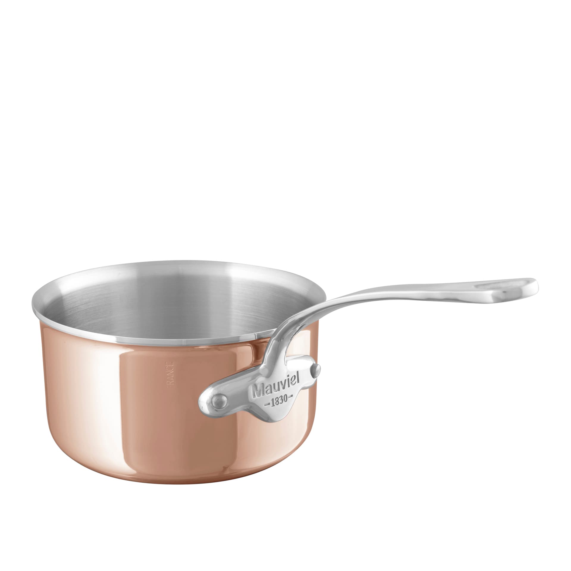 Mauviel - Saucepan M'6S Copper/Steel - 1,7 L - Kjeler og kasseroller - Sølv,Bronse