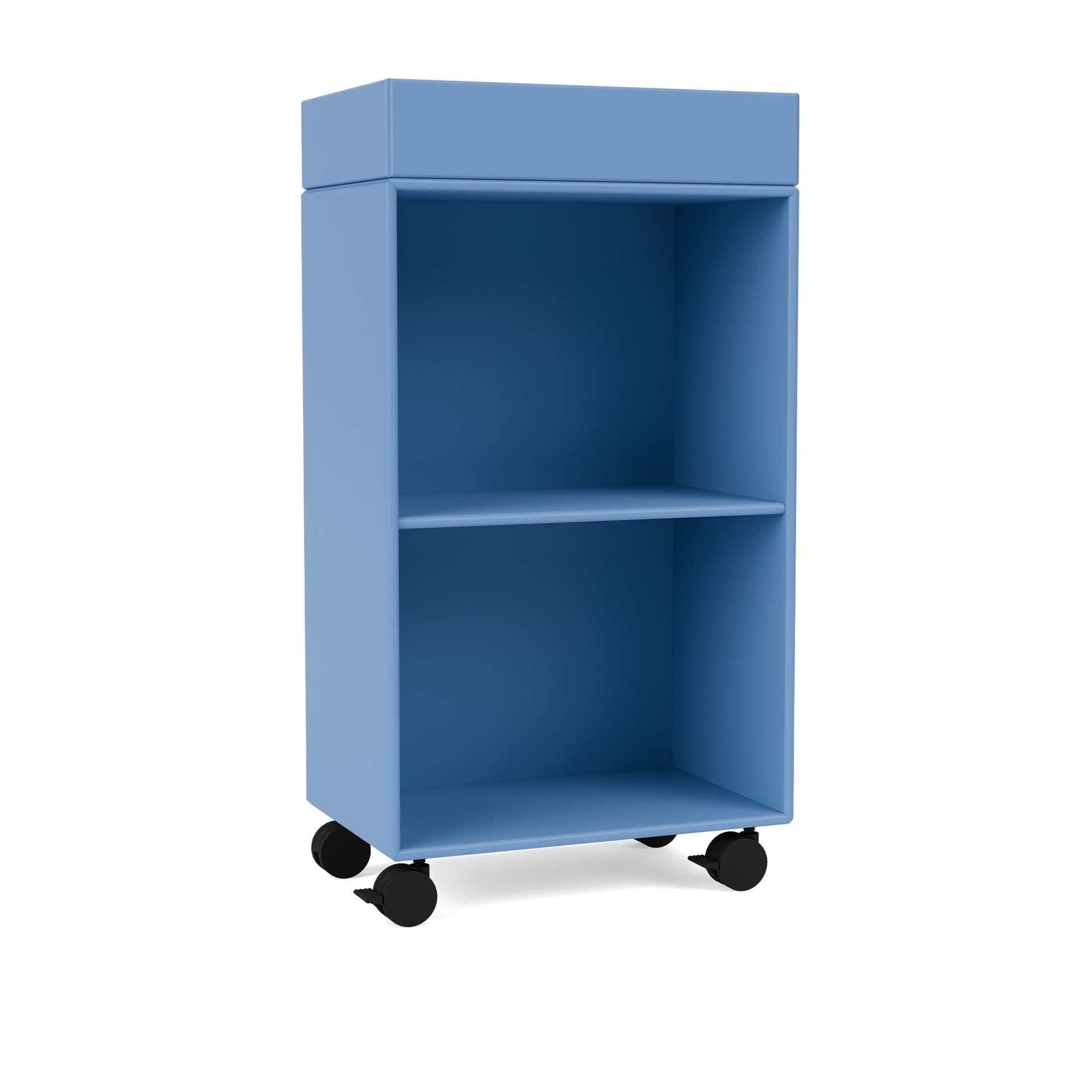 Montana - Preppy Trolley 154-Azure 05 Castors CR70 Black - Skuffeseksjoner - Peter J. Lassen - Blå - Tre