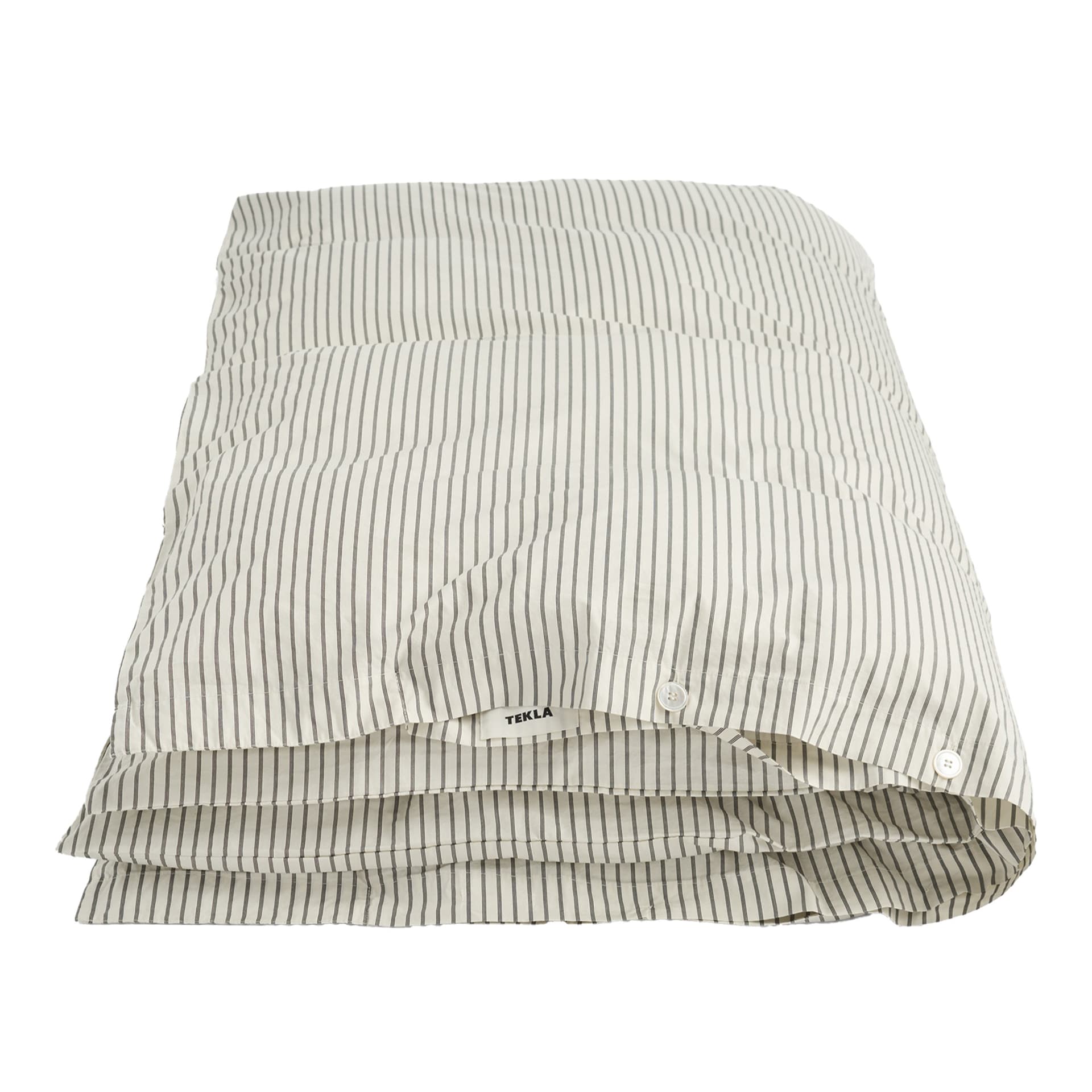 Tekla - Percale Stripes Double Duvet Cover 220X220 Pickford Stripes - Dynetrekk