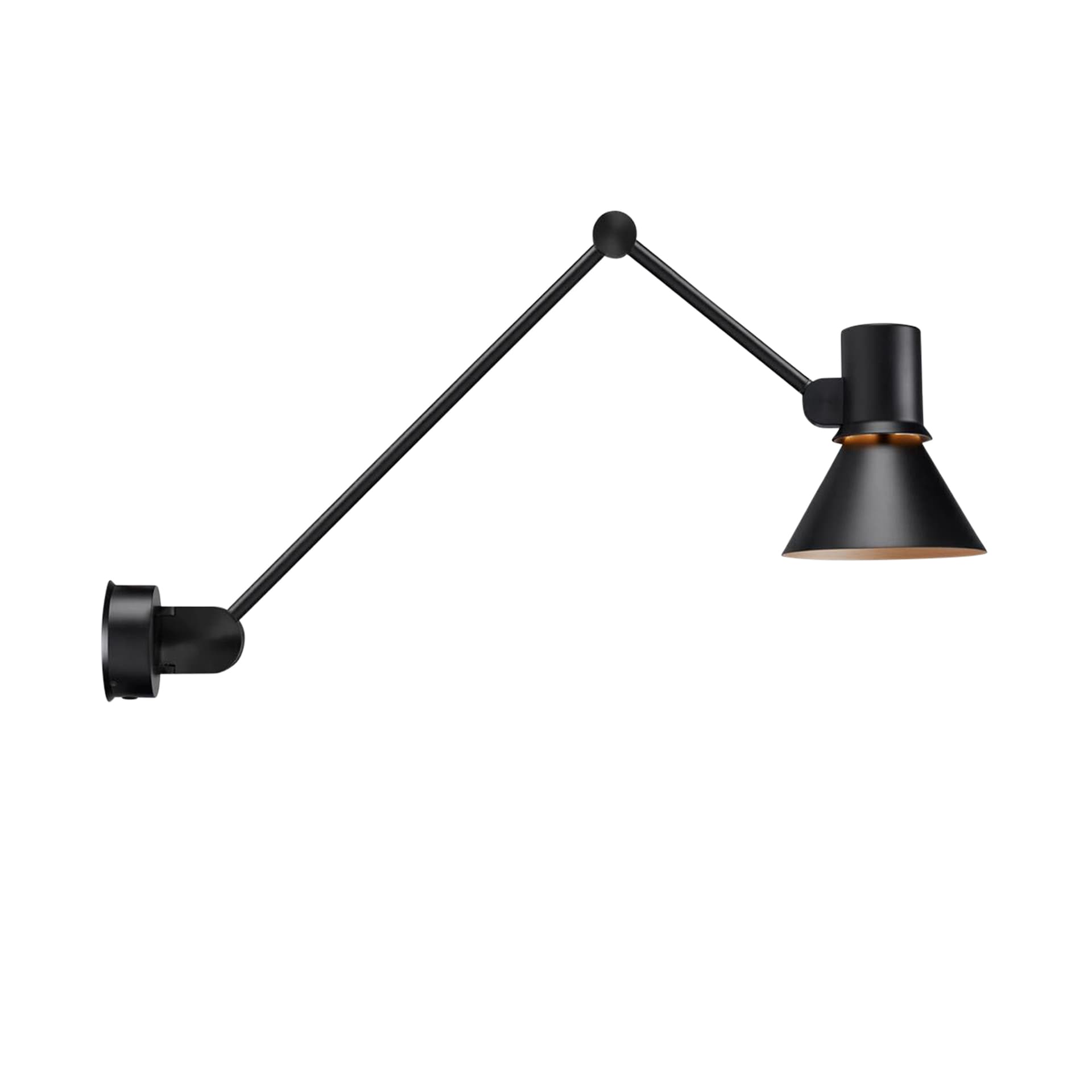 Type 80™ W3 Vegglampe Matt Black Type 80 W3 Anglepoise - Stue - Design - Metall - Med en lyskilde