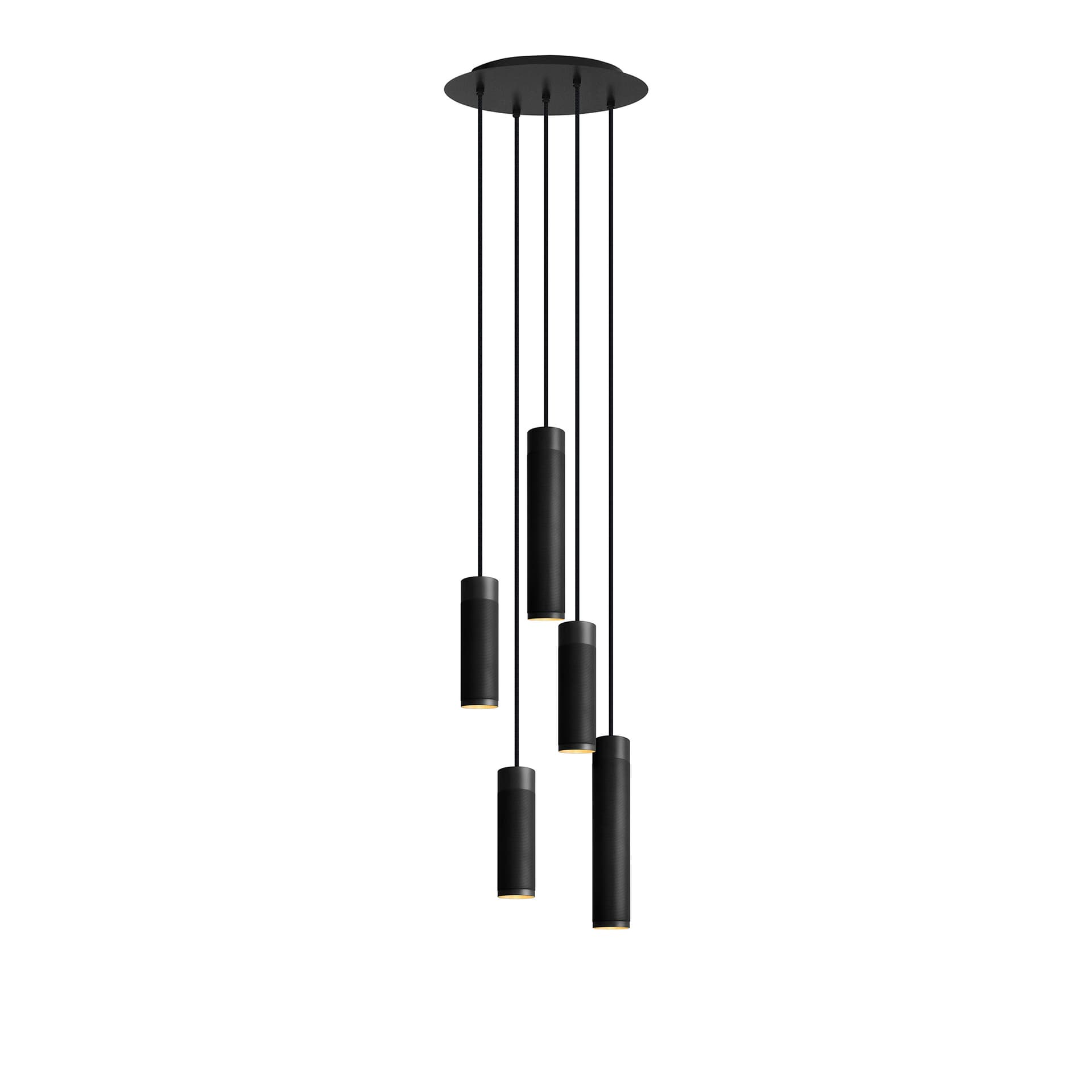 Thorup Copenhagen - Thorup Copenhagen Pendant Cluster Lamp Large, Black-Browned Brass - Klyngependler - Kasper Thorup - Gull - Metall