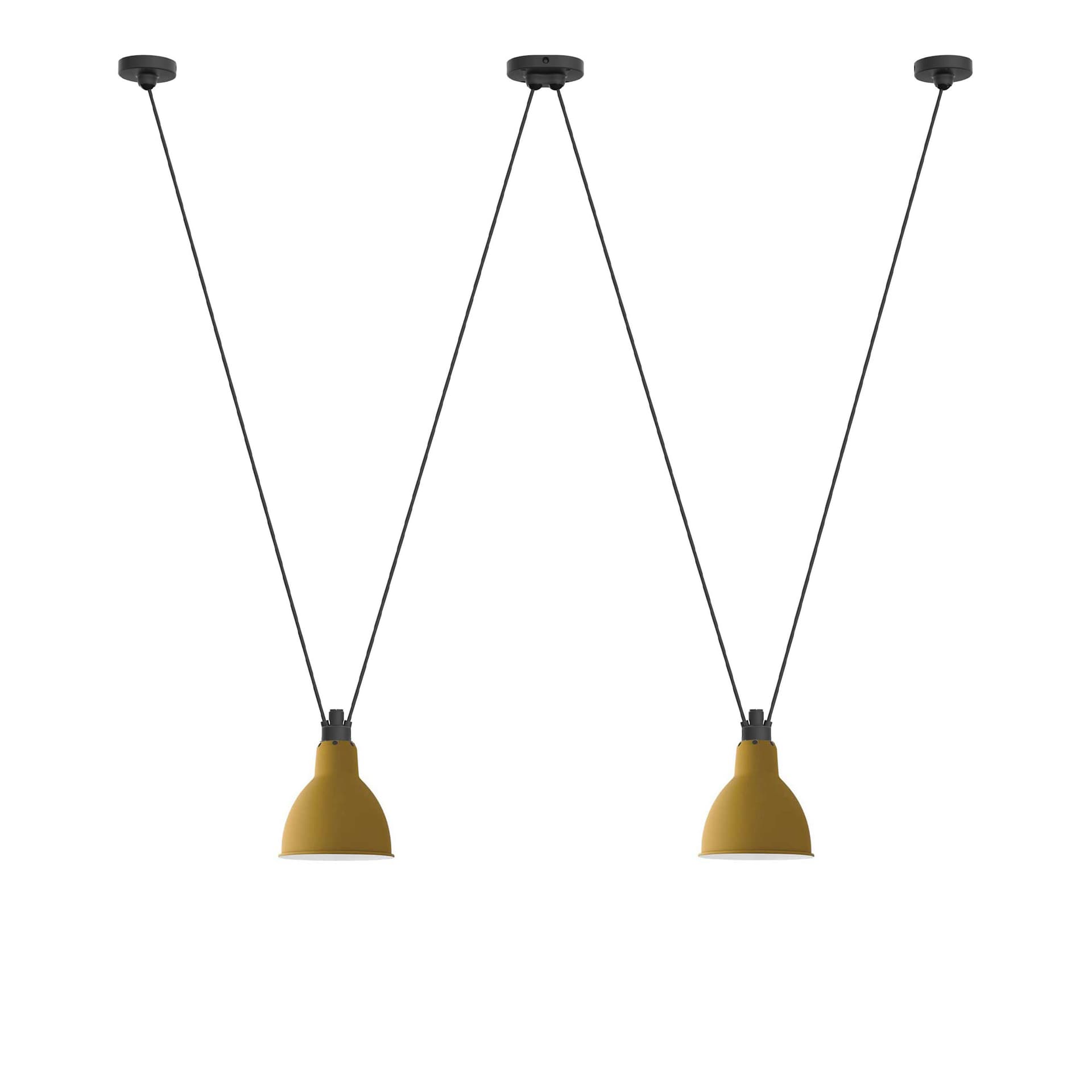 DCWéditions - Les Acrobates De Gras 324 L Round Yellow - Pendellamper - Bernard-Albin Gras - Gul