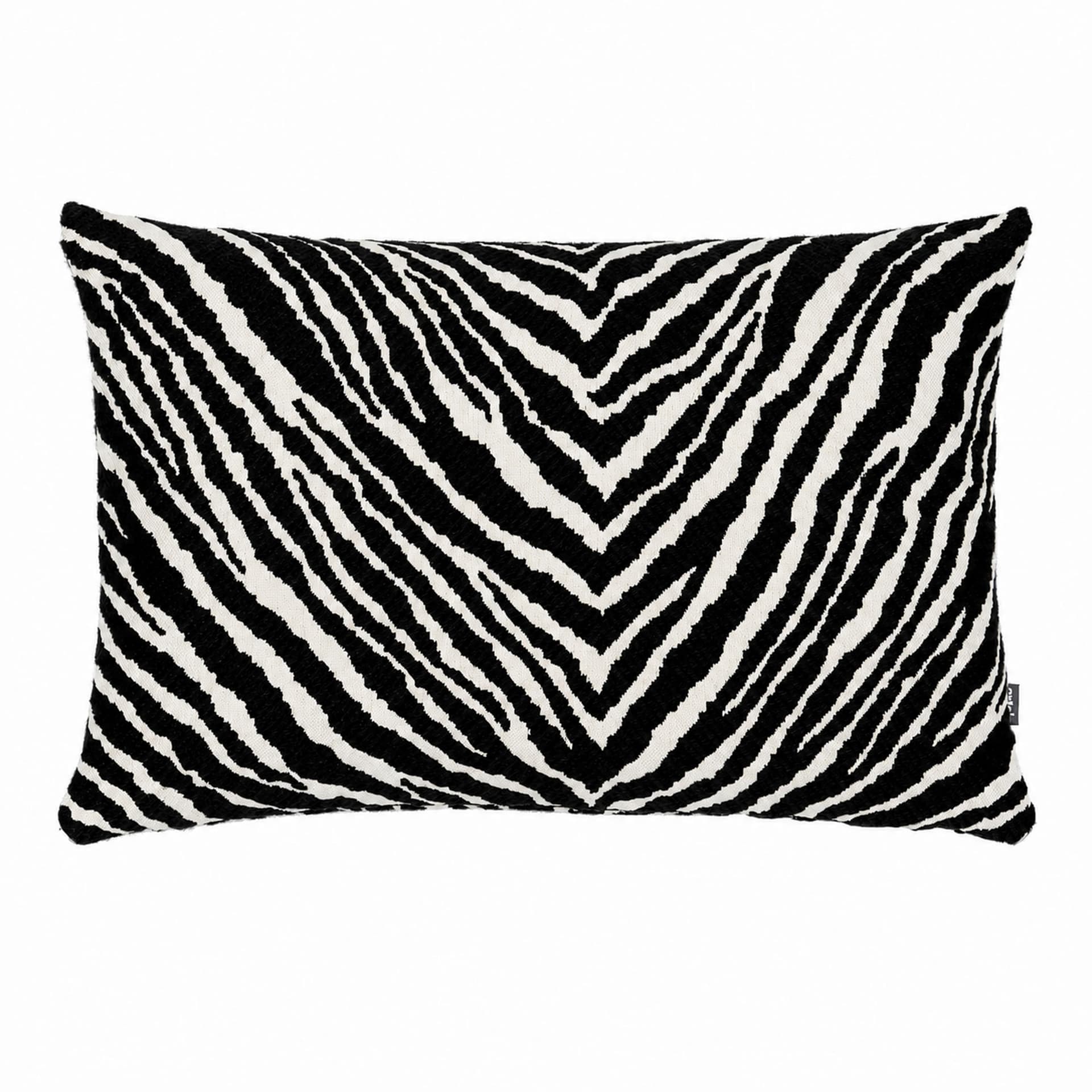 Artek - Zebra putetrekk 40 x 60 cm svart/hvit - Pynteputer - Aino Aalto - Svart - Ull