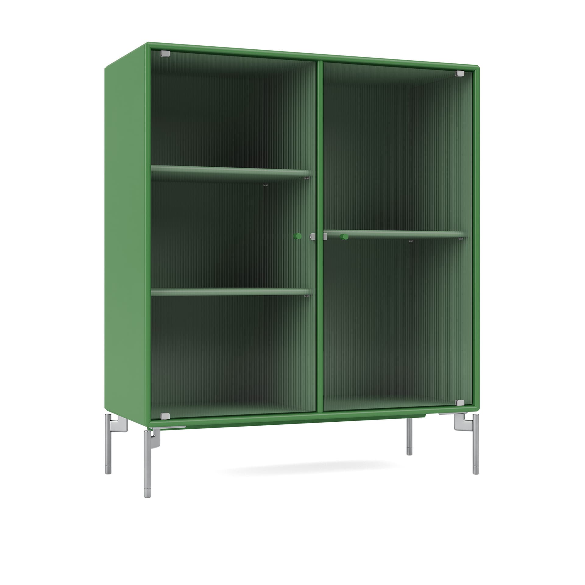 Montana - Ripple Ii – Vitrine Cabinet 152-Parsley Matt Chrome - Vitrineskap - Peter J. Lassen - Grønn - Tre