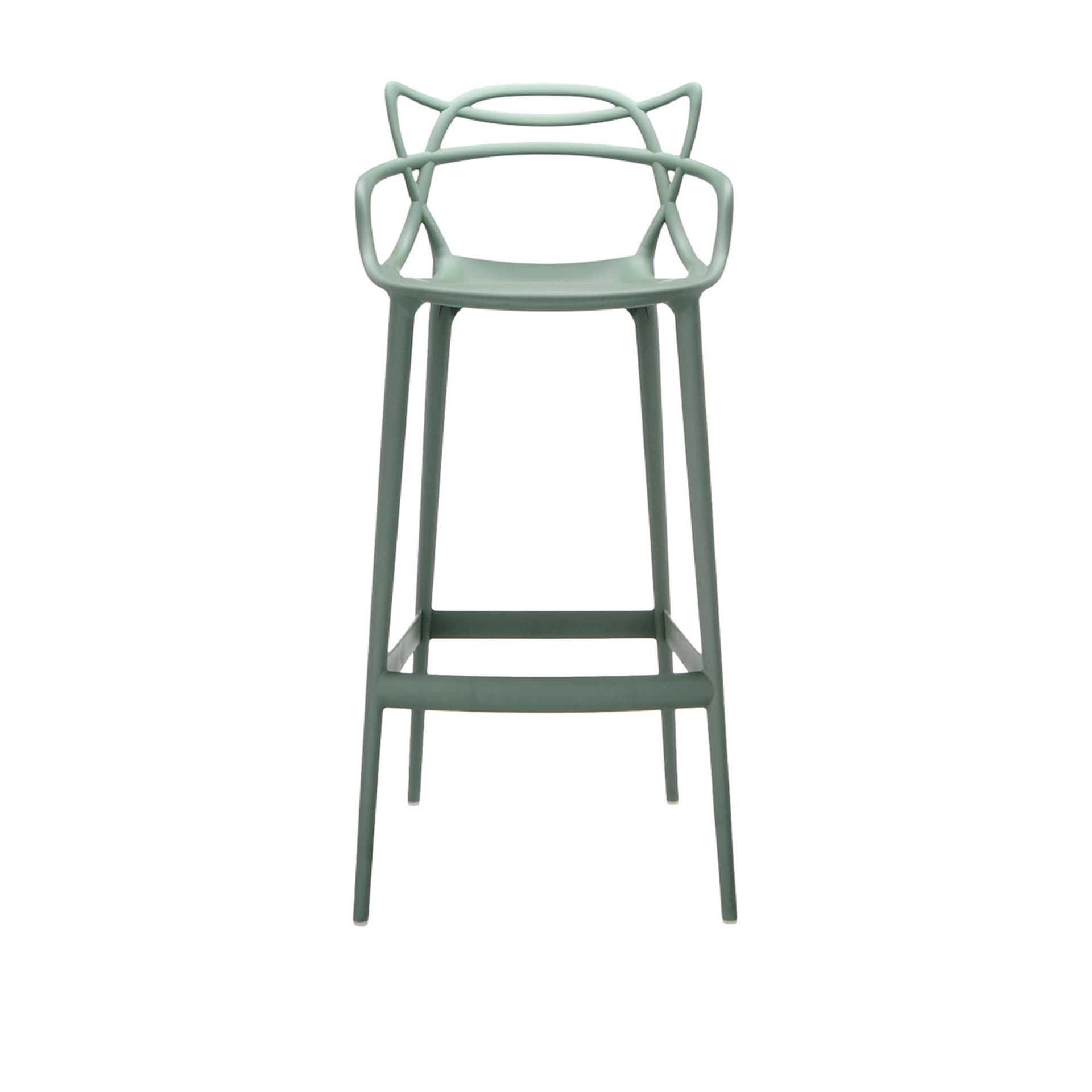 Kartell - Masters Stool 5868 - Sage - Barstoler & barkrakker - Philippe Starck - Grønn - Plast
