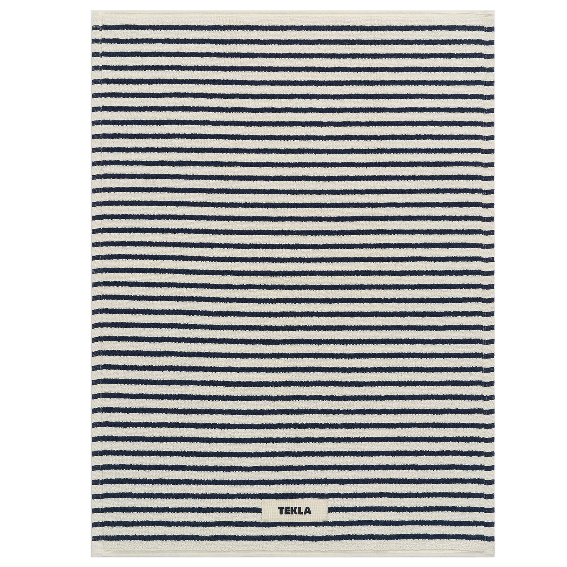 Tekla - Terry Sailor Stripes badrumsmatta 50x70 cm - Baderomsmatter - Blå