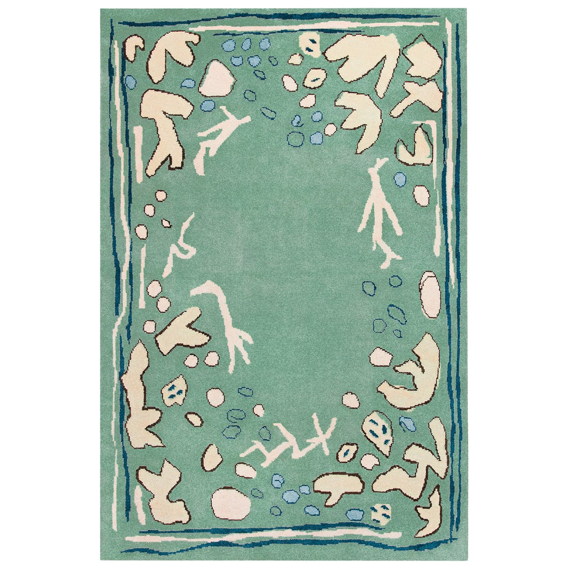 Nordic Knots - AE Giverny Green 170 x 240 cm - Mønstrede tepper - Eagle + Hodges - Grønn - Ull