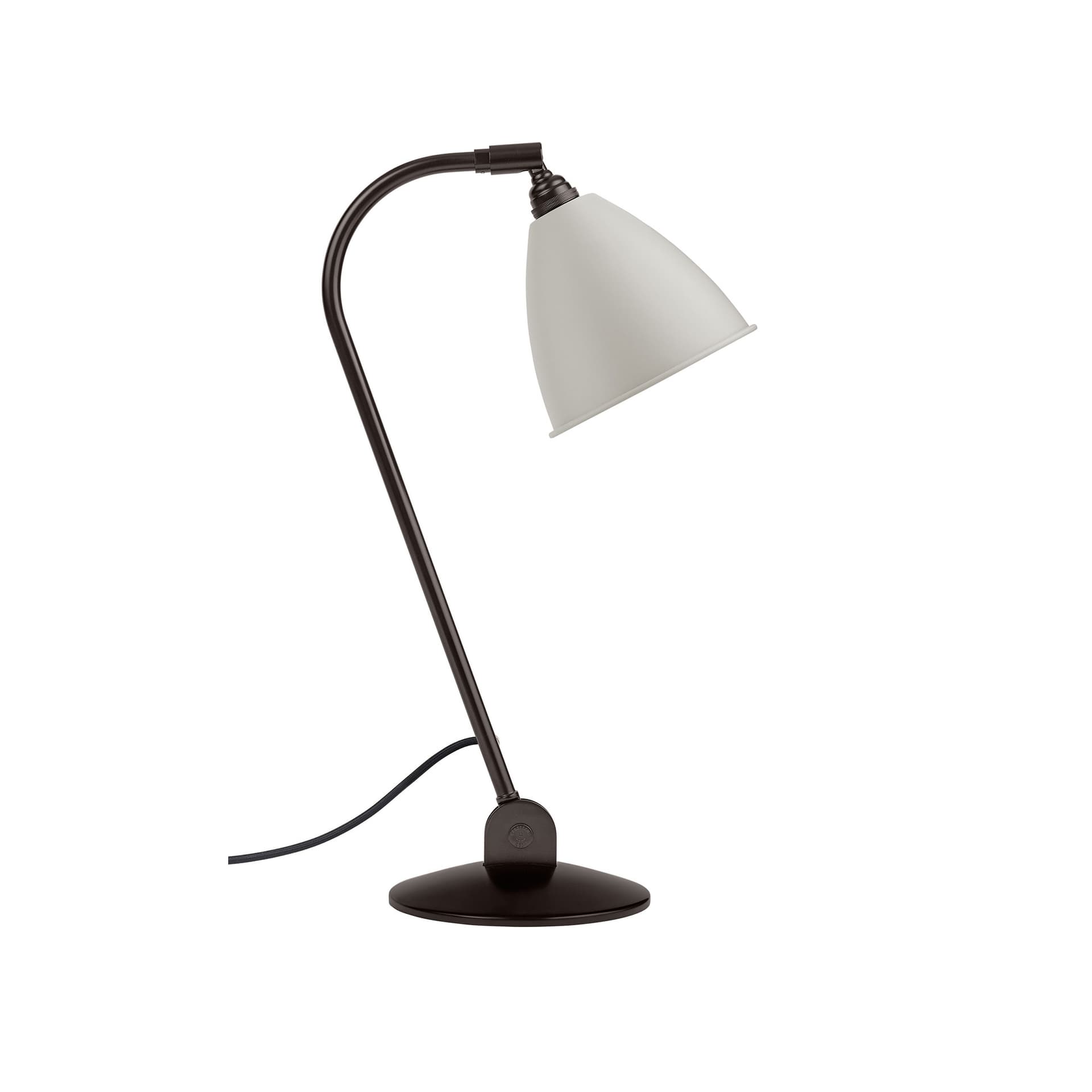 GUBI - Bestlite BL2 bordlampe, svart/hvit, Ø 16 cm