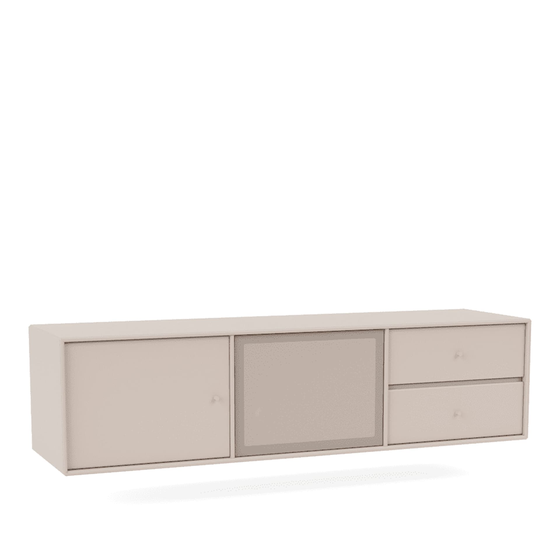 Montana - Octave Vi TV Bench 168-Clay 04 Suspension Rails - TV-benker - Peter J. Lassen - Beige - Tre