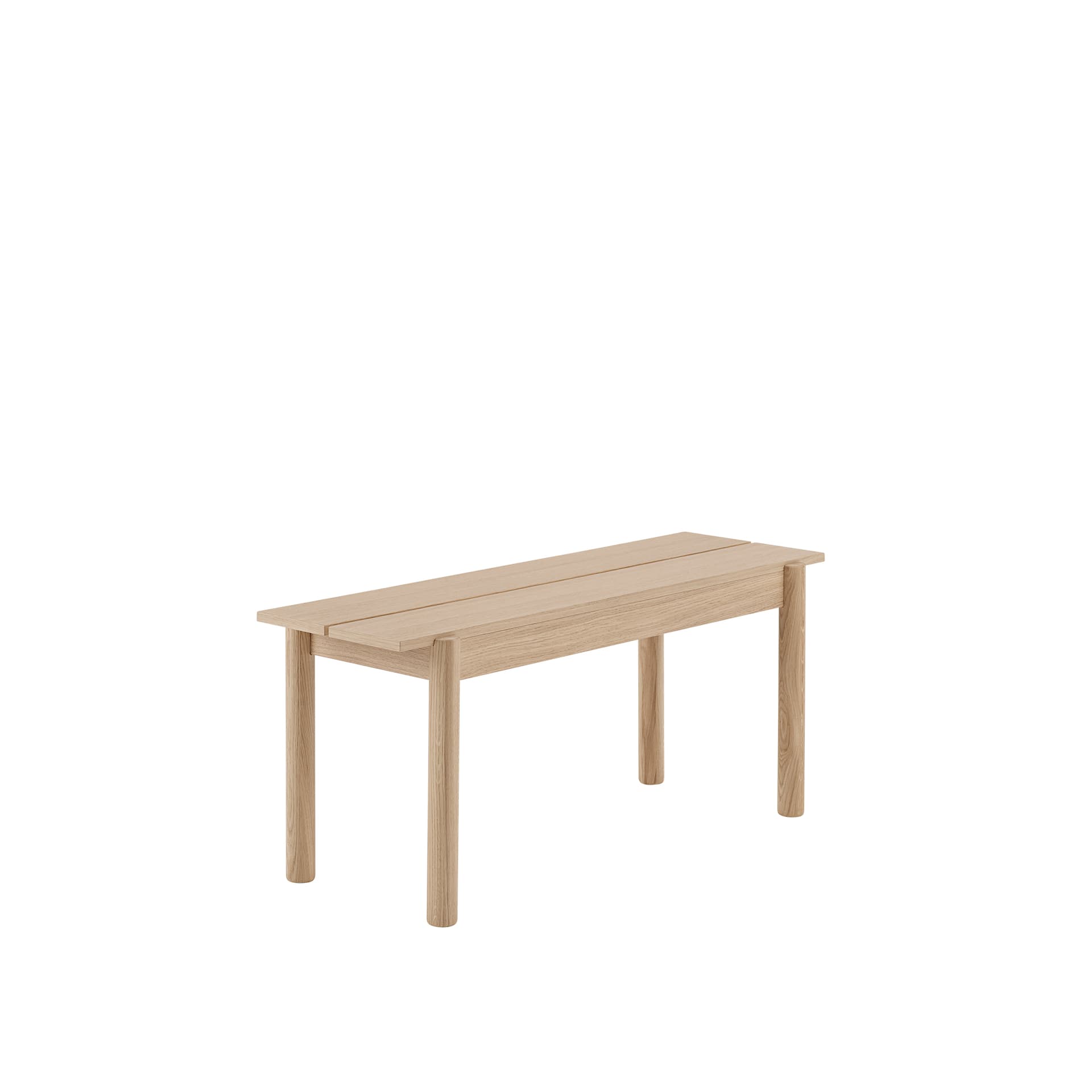 Muuto - Linear Wood Bench 110 cm, Oak - Benker - Thomas Bentzen - Tre farget - Tre