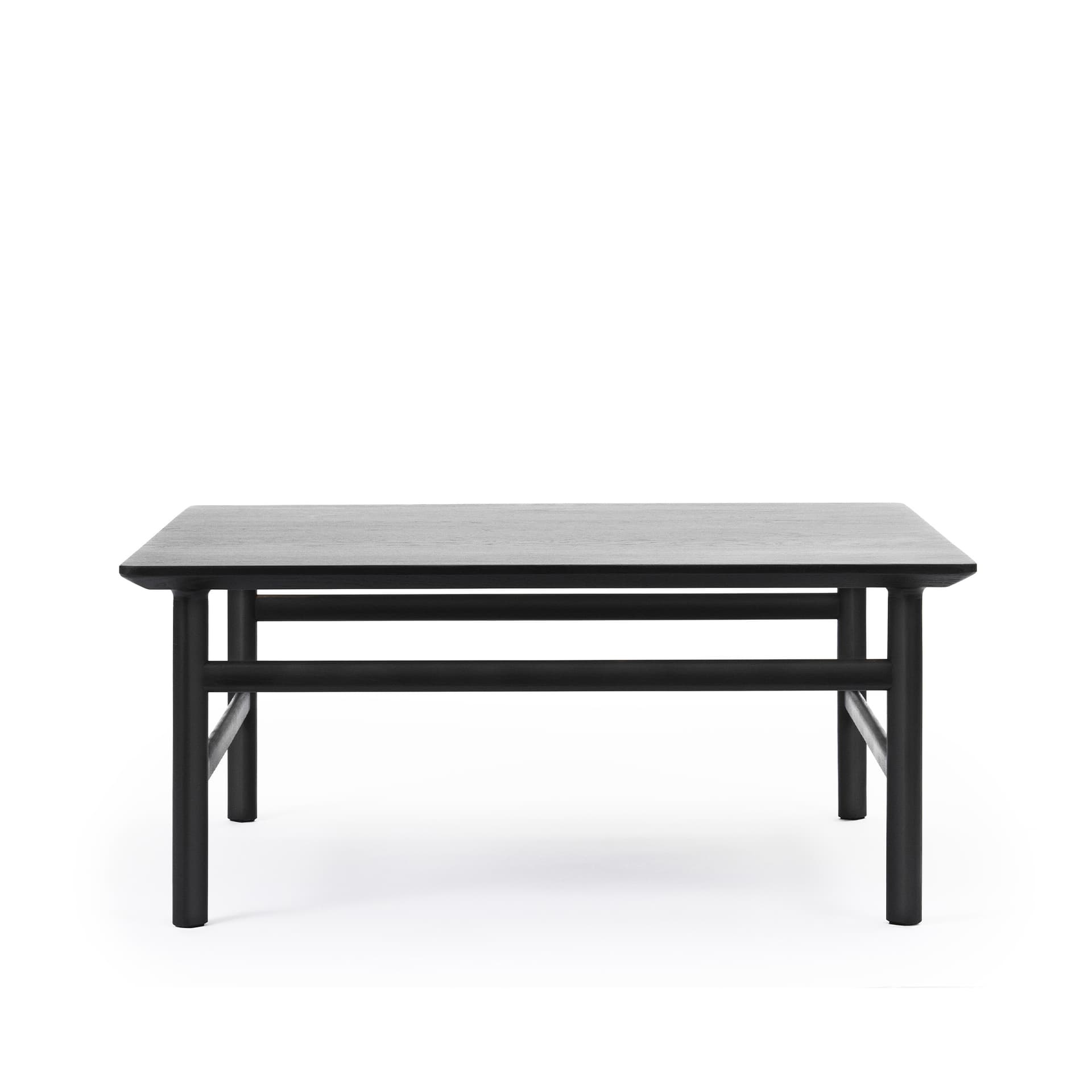 Normann Copenhagen - Grow Table 80 x 80 cm Oak Black - Sofabord - Simon Legald - Svart - Tre