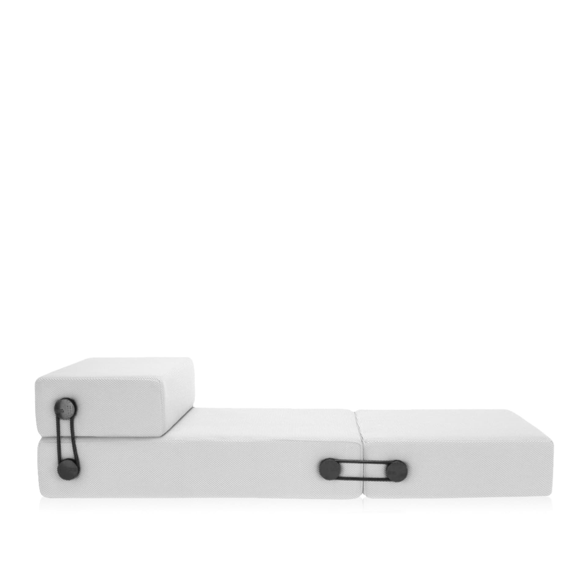 Kartell - Trix Bianco - Puffer - Piero Lissoni - Hvit - Tekstilmateriale/Plast